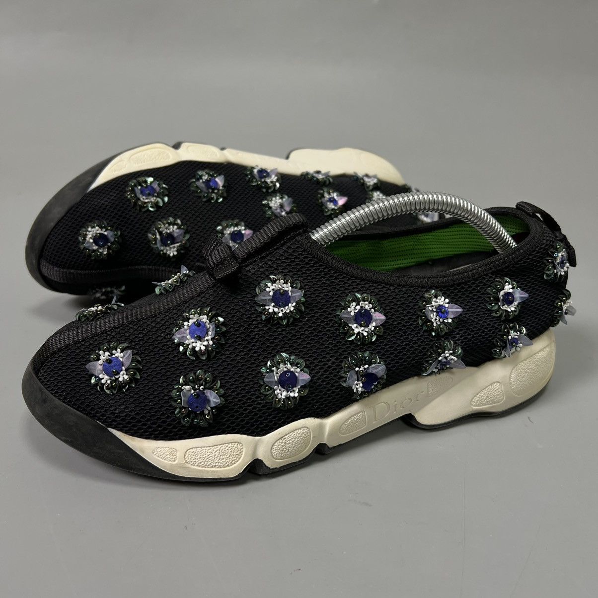 Dior Dior Fusion Embellished Mesh Sneakers Black Rare size 38 Size US 8 / IT 38 - 11 Thumbnail
