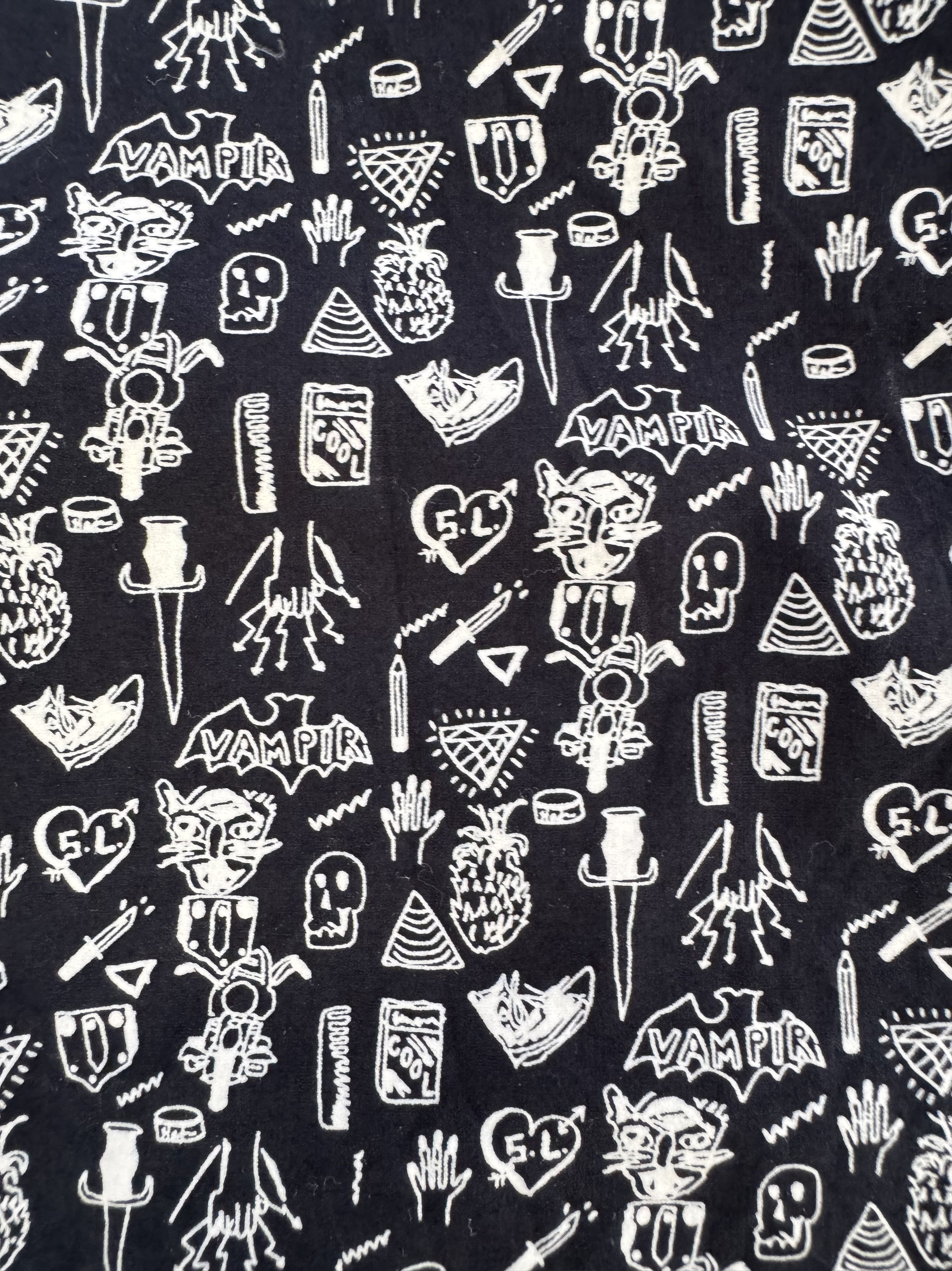 Saint Laurent Paris Saint Laurent Cotton Graffiti Shirt Size US M / EU 48-50 / 2 - 3 Thumbnail