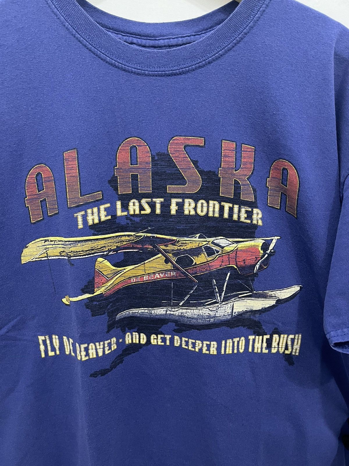 Vintage Vintage Alaska “The Last Frontier” Military Y2K Vintage Tees Size US XL / EU 56 / 4 - 2 Thumbnail