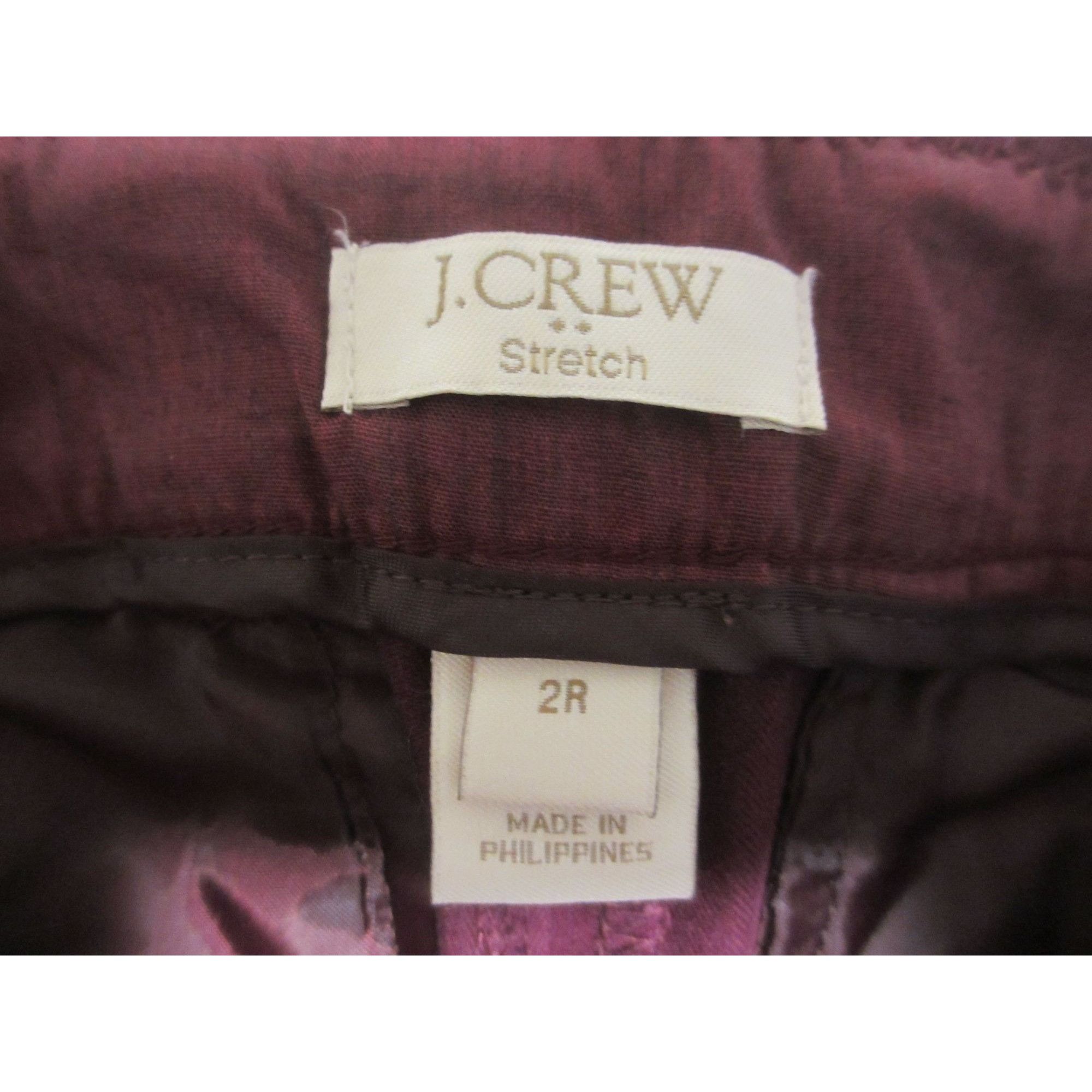 J.Crew J.Crew StretchPurple Slim Fit Pants 2R Size 26" / US 2 / IT 38 - 6 Thumbnail