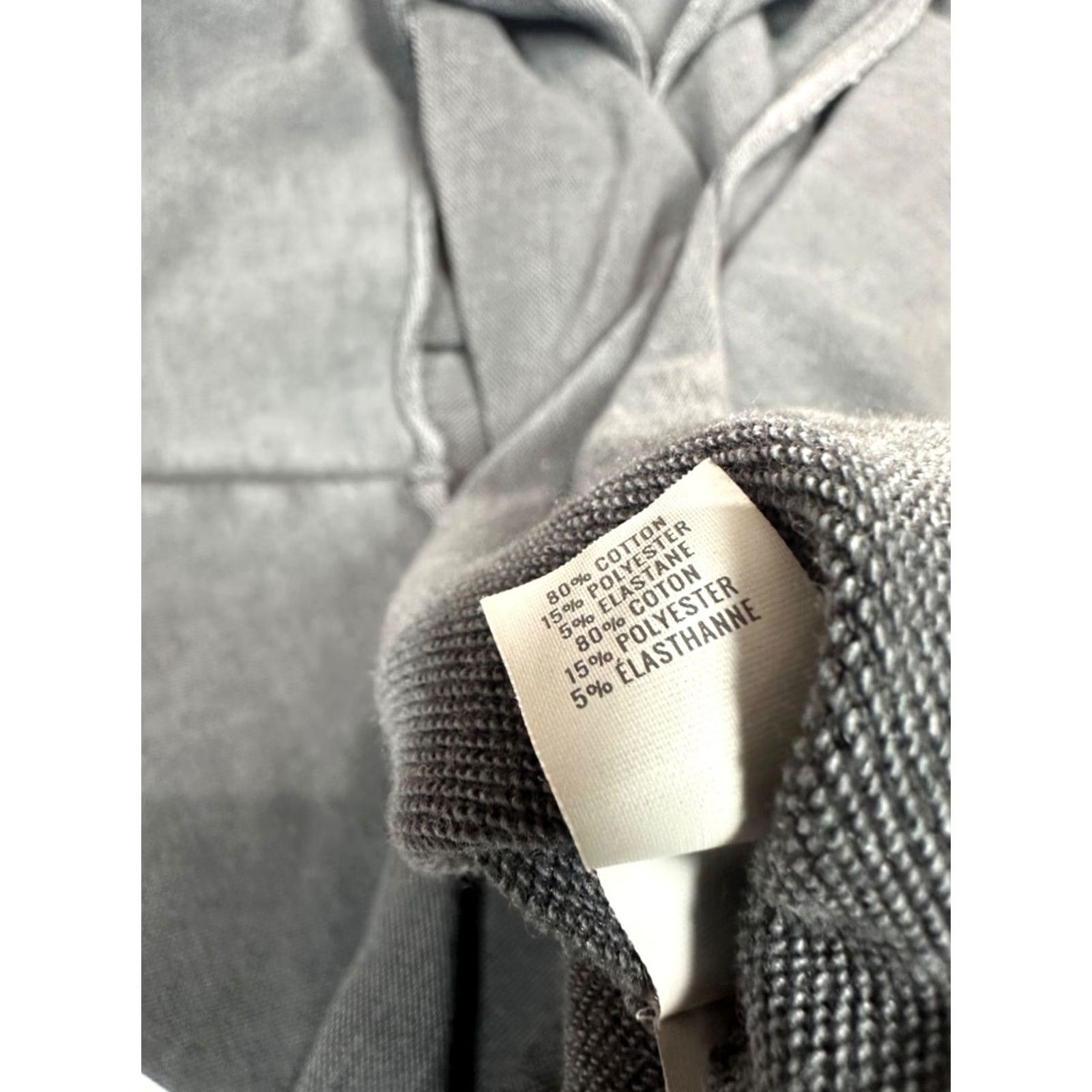 Vintage Aerie Womens Bodysuit Long Sleeve Gray Cotton Blend Crew Neck L Size L / US 10 / IT 46 - 7 Thumbnail