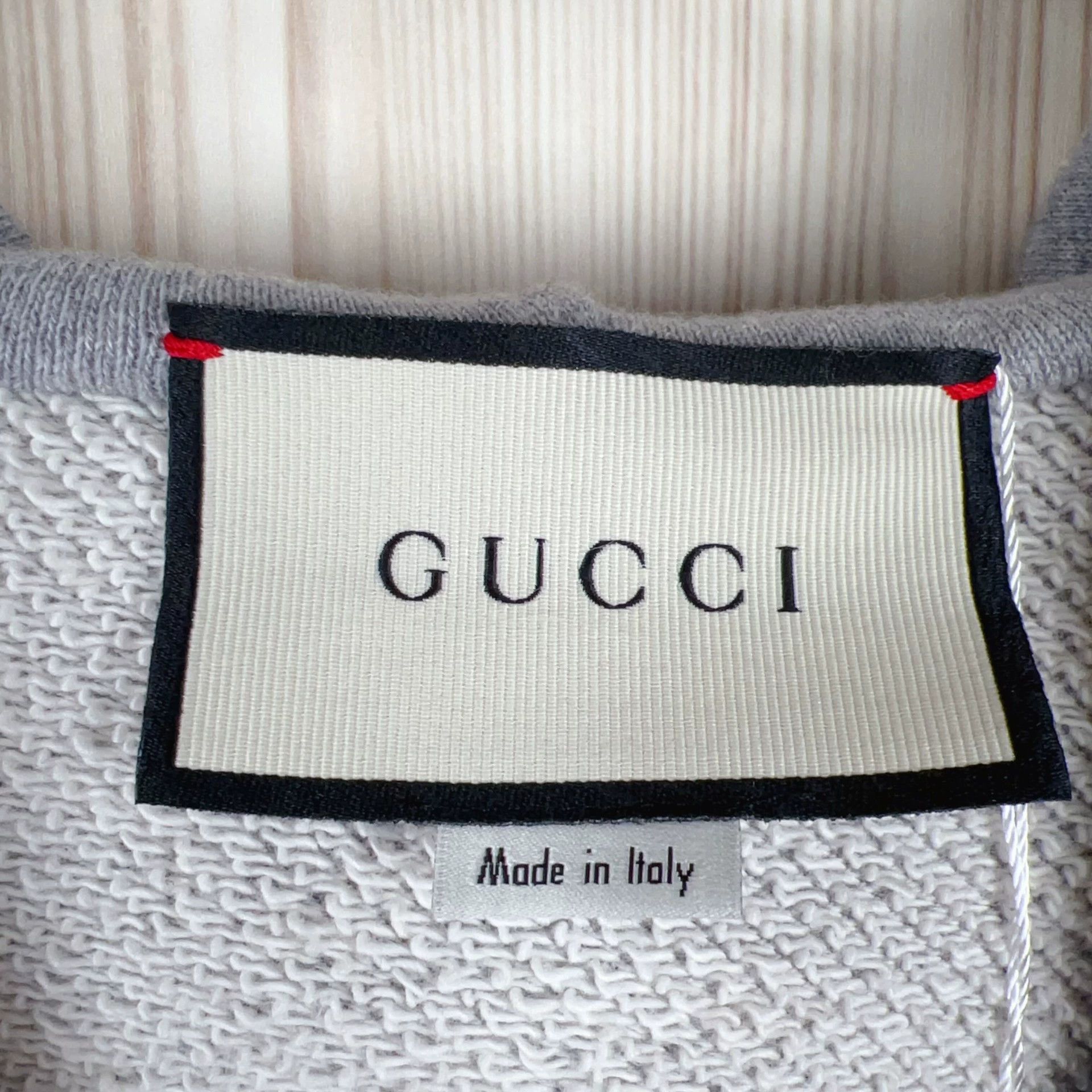 Gucci gucci gray zip-up hoodie with logo stripes Size US XL / EU 56 / 4 - 3 Thumbnail