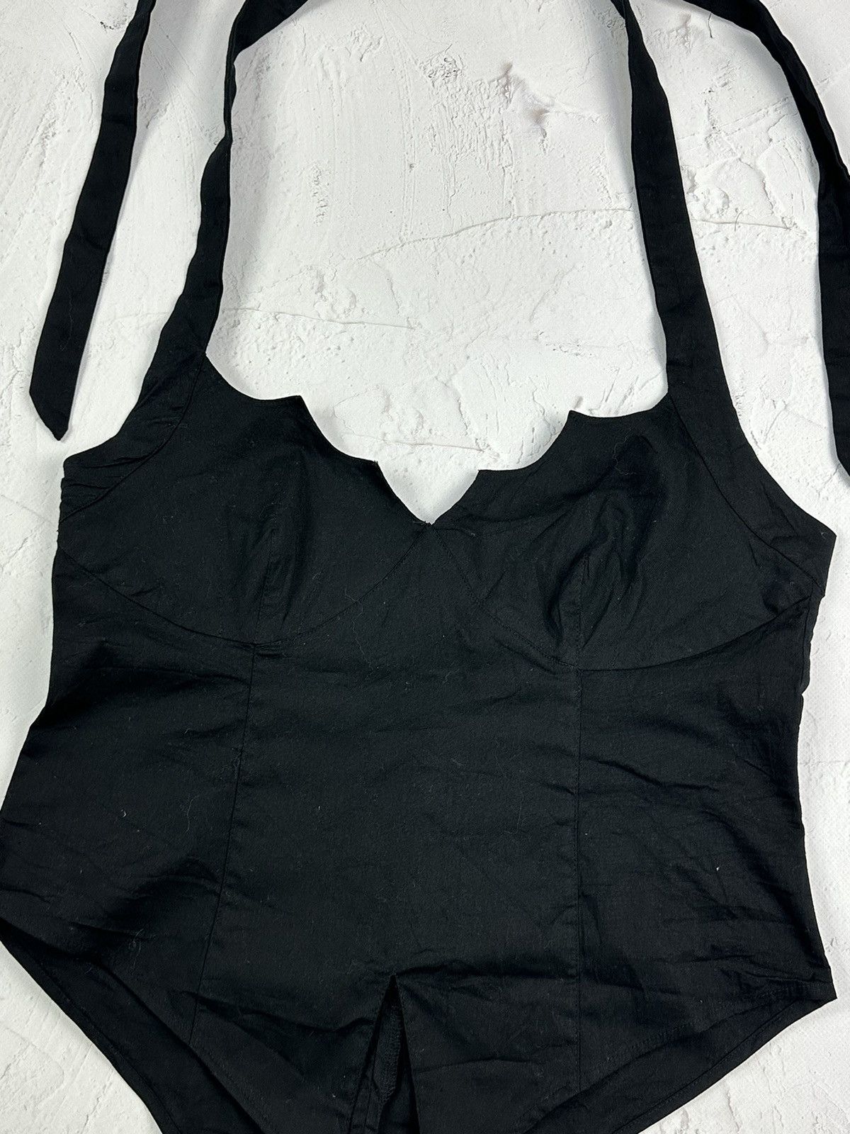 Japanese Brand × Vintage Vintage Black Tank Top Size L / US 10 / IT 46 - 2 Thumbnail