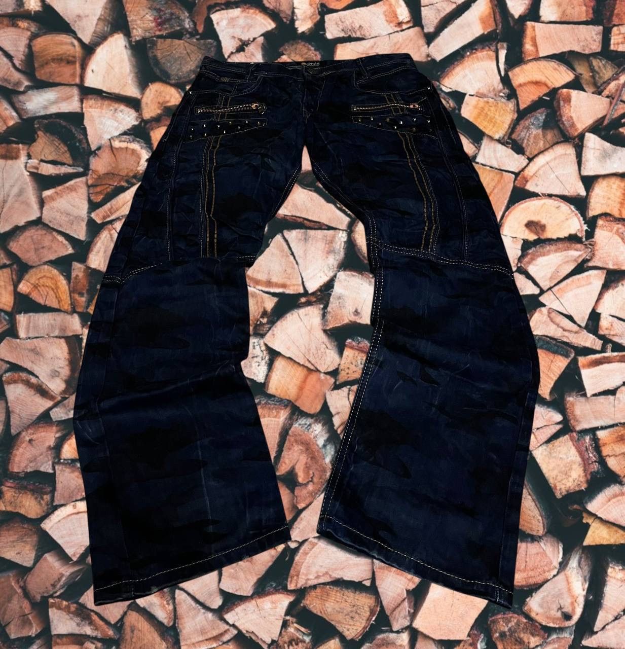 Japanese Brand × Vintage IfSixWasNine japanese Y2K Kapital style military jeans Size US 33 - 2 Thumbnail