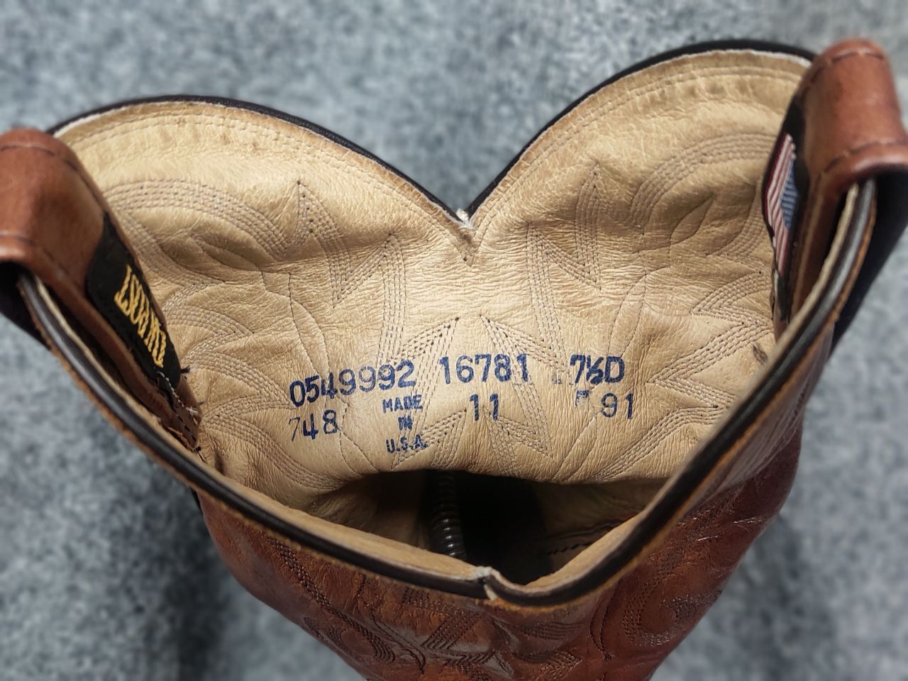Dan Post Dan Post vintage Brown Western cowboy boots USA Made Size US 7.5 / IT 37.5 - 21 Thumbnail