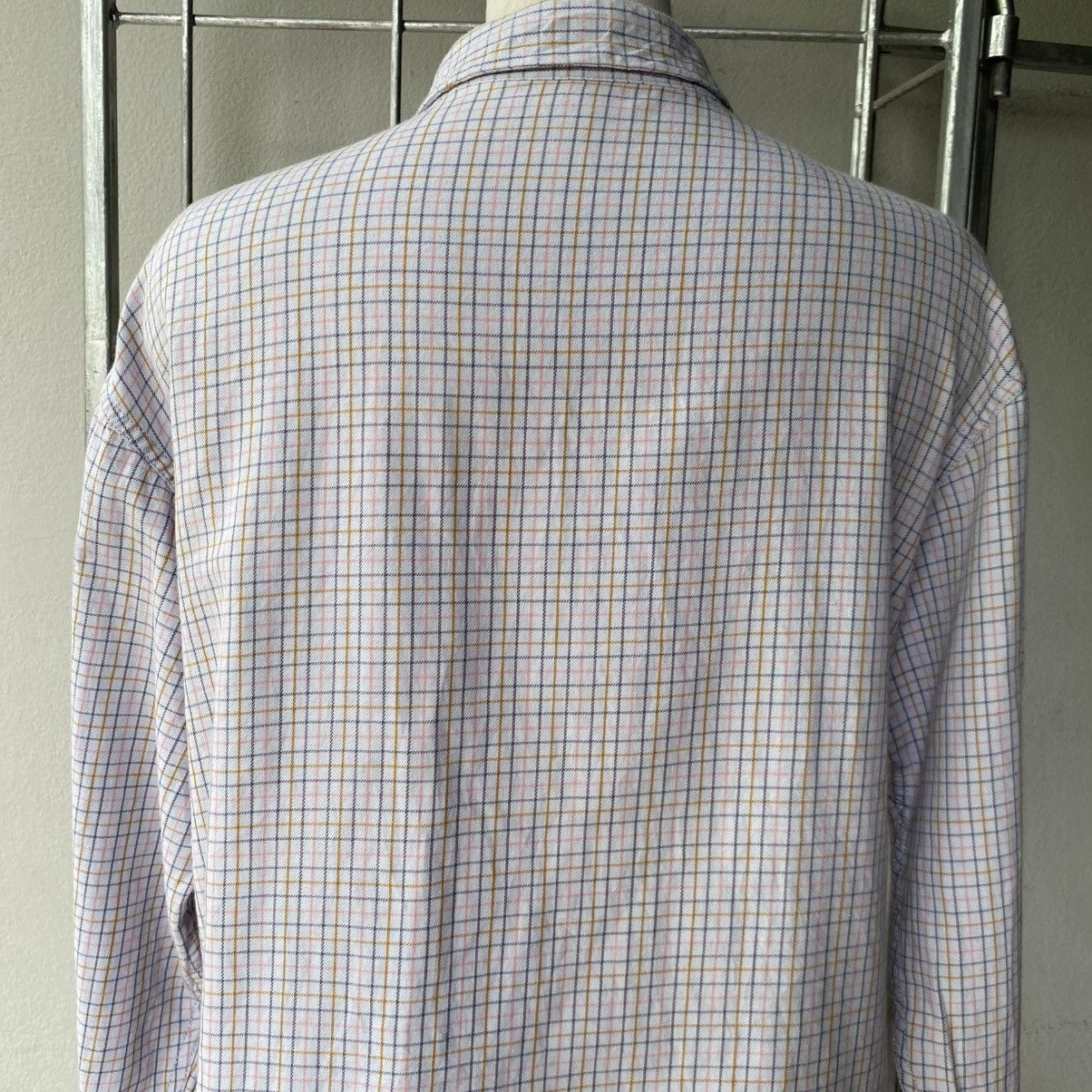 Ne-Net Né-net Checkered Long Sleeve Shirt with Bear Embroidery Size US M / EU 48-50 / 2 - 18 Thumbnail