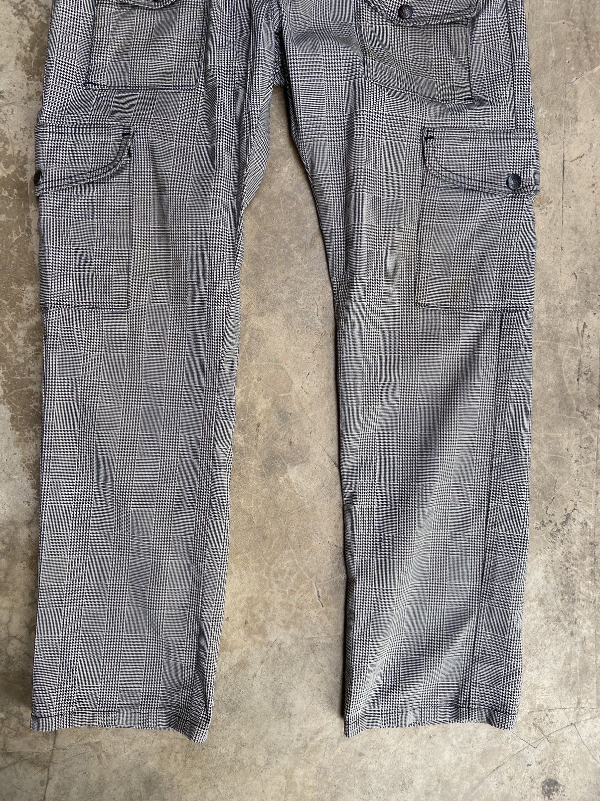 Beauty Beast 🔥 Lee Riders cargo pants punk plaid if six was nine Size US 33 - 7 Thumbnail