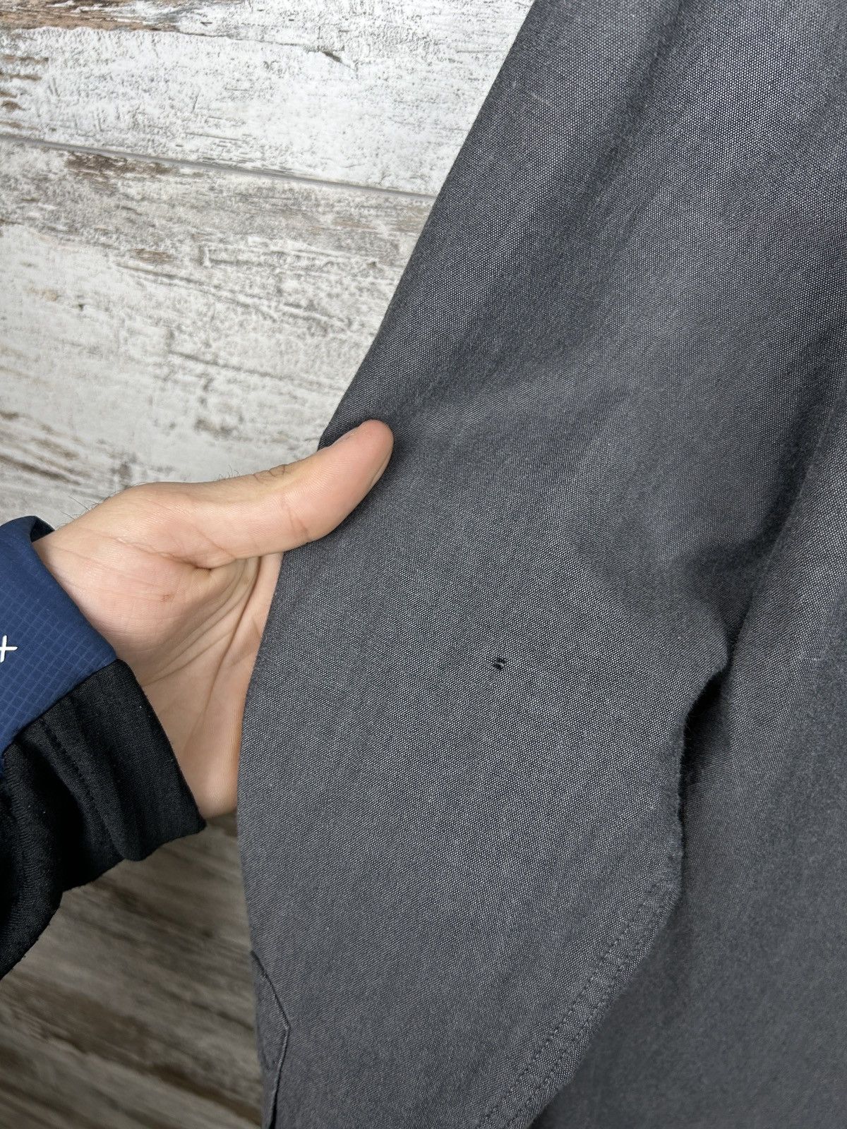 Allsaints Mens Vintage AllSaints Shirts button up luxury grey Japanese Size US S / EU 44-46 / 1 - 14 Thumbnail
