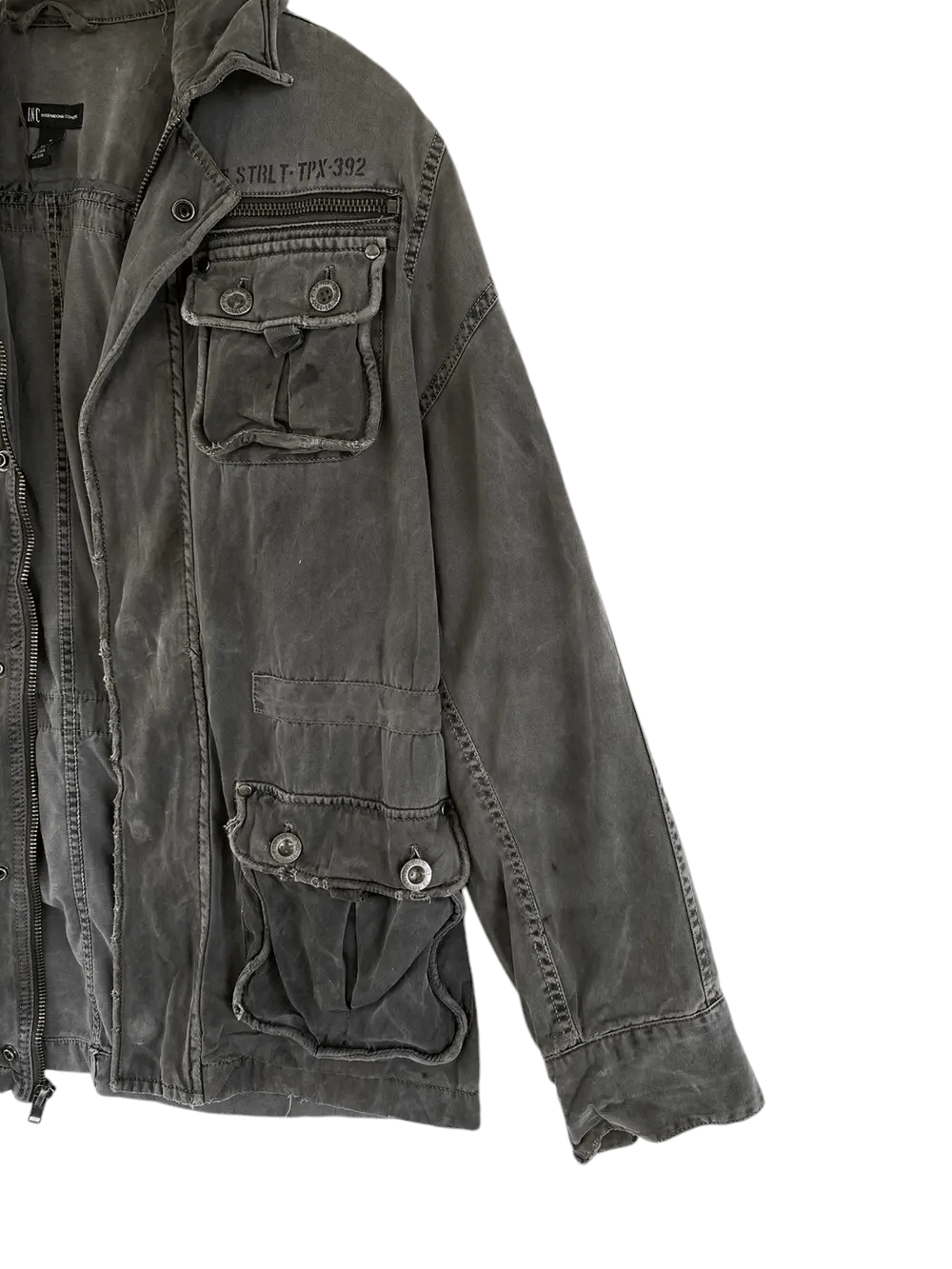 Vintage Vintage Cargo Jacket Pocket Mens Military Style Size US L / EU 52-54 / 3 - 5 Thumbnail