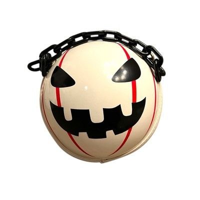 Shein Shein White Pumpkin Jack-o'-Lantern Halloween 6” Round Purse Size ONE SIZE - 1 Thumbnail