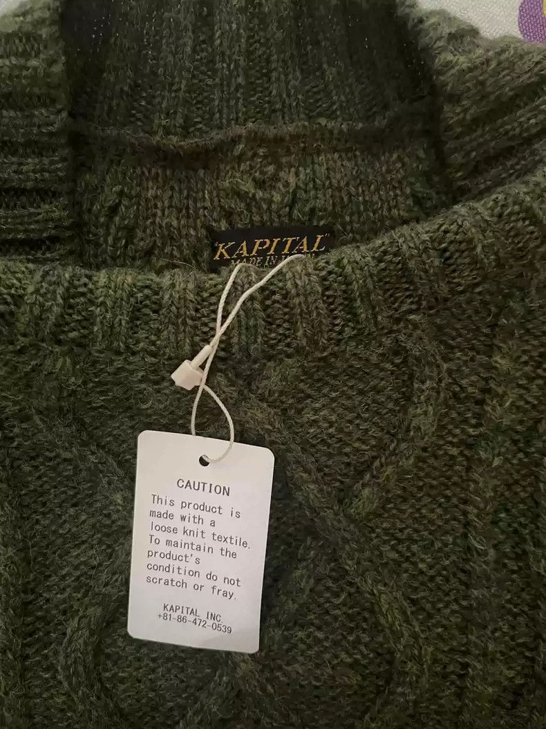 Kapital kapital Smiling pure wool sweater -2507 Size US S / EU 44-46 / 1 - 3 Thumbnail