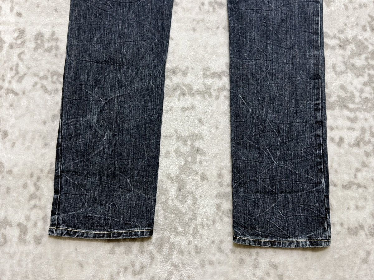 Hysteric Glamour Happiness Y2K Low Rise Floral Embroidered Graffiti Denim Size US 30 / EU 46 - 12 Thumbnail