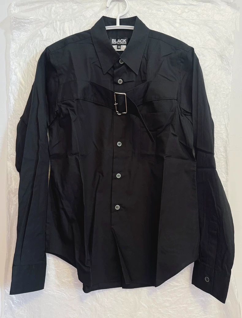 Comme des Garcons Comme Des Garcons Cotton Long Sleeve Shirt with Buckle Str Size XS / US 0-2 / IT 36-38 - 1 Thumbnail