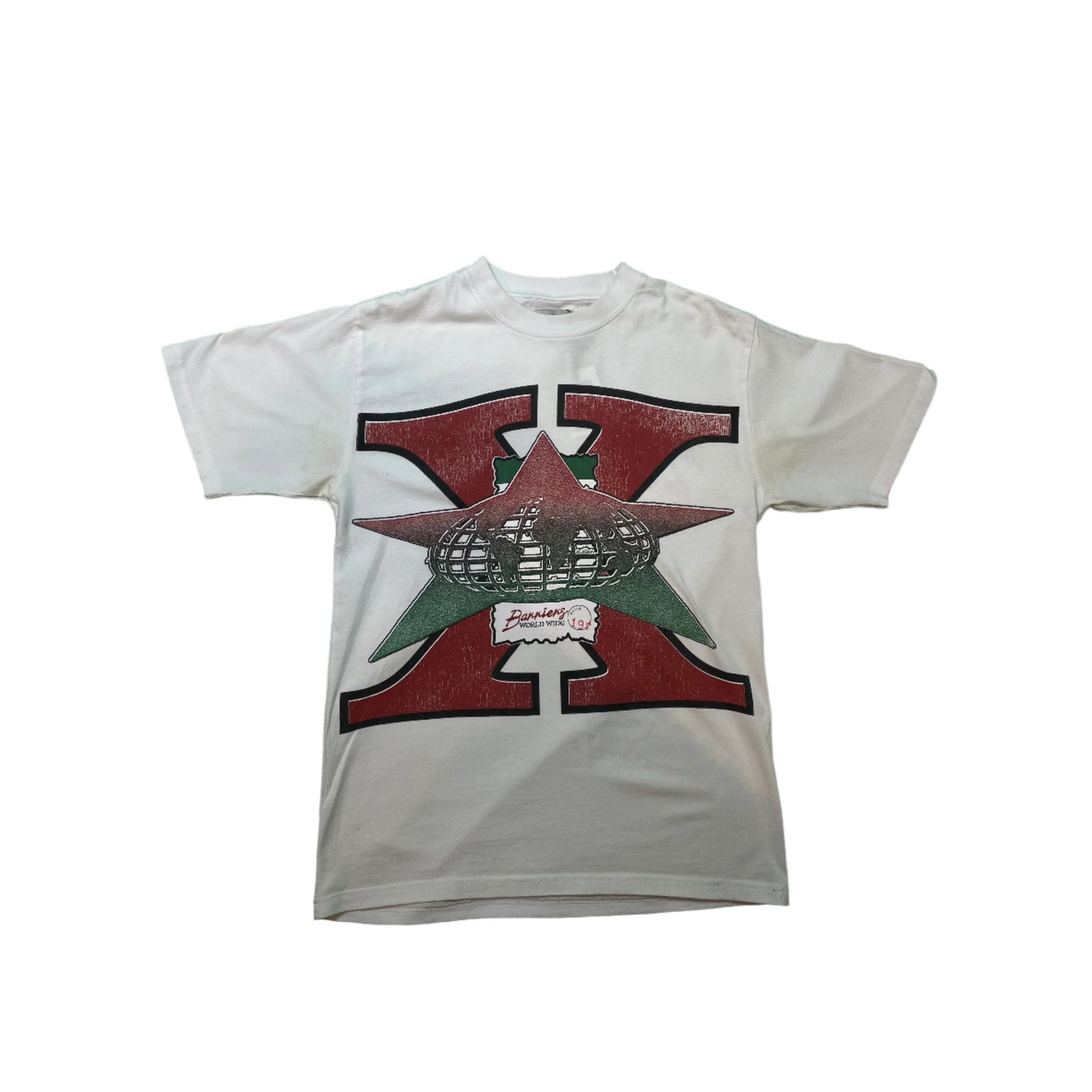 Barriers Barriers World Wide White Tee Size US M / EU 48-50 / 2 - 1 Thumbnail