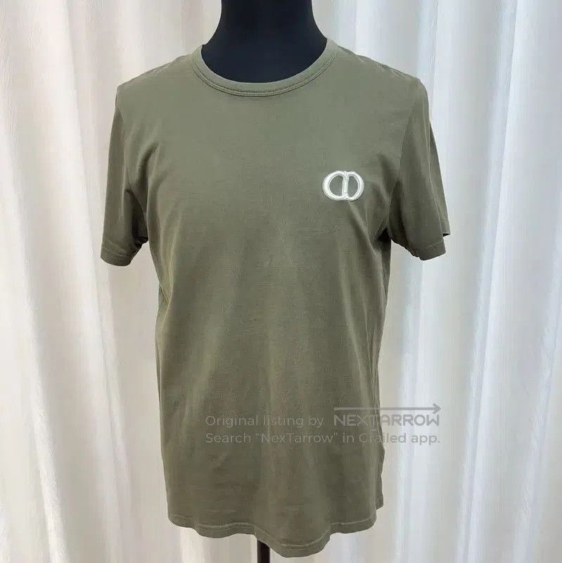 Dior Dior Military Green Cotton Men's T-Shirt . Size US XL / EU 56 / 4 - 2 Thumbnail