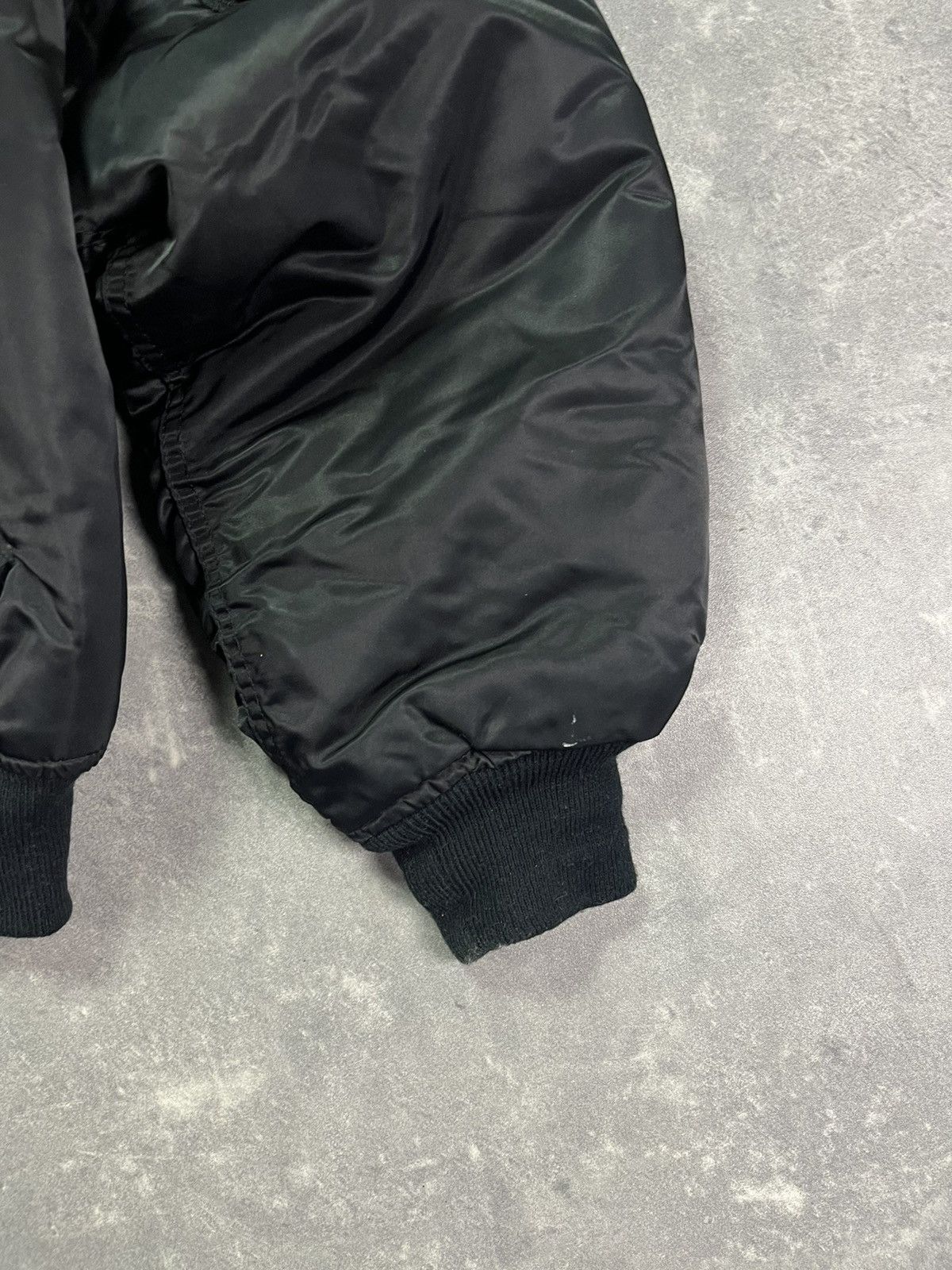 Japanese Brand Canyon Rock Vintage Black MA-1 Bomber Jacket XXL Baggy Size US XXL / EU 58 / 5 - 7 Thumbnail