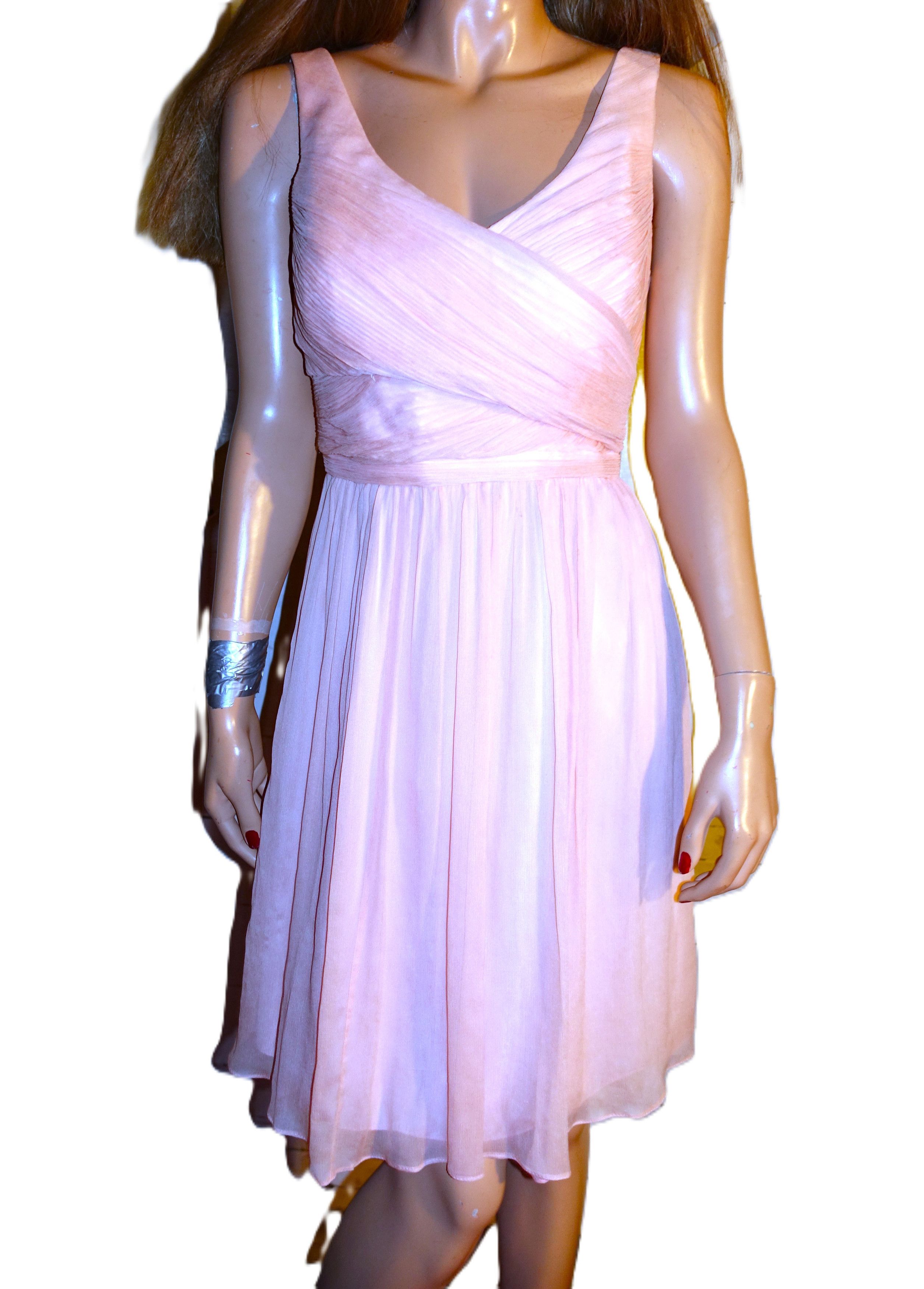 J.Crew J. Crew Light Pink Silk Party Dress 6 Size M / US 6-8 / IT 42-44 - 7 Thumbnail