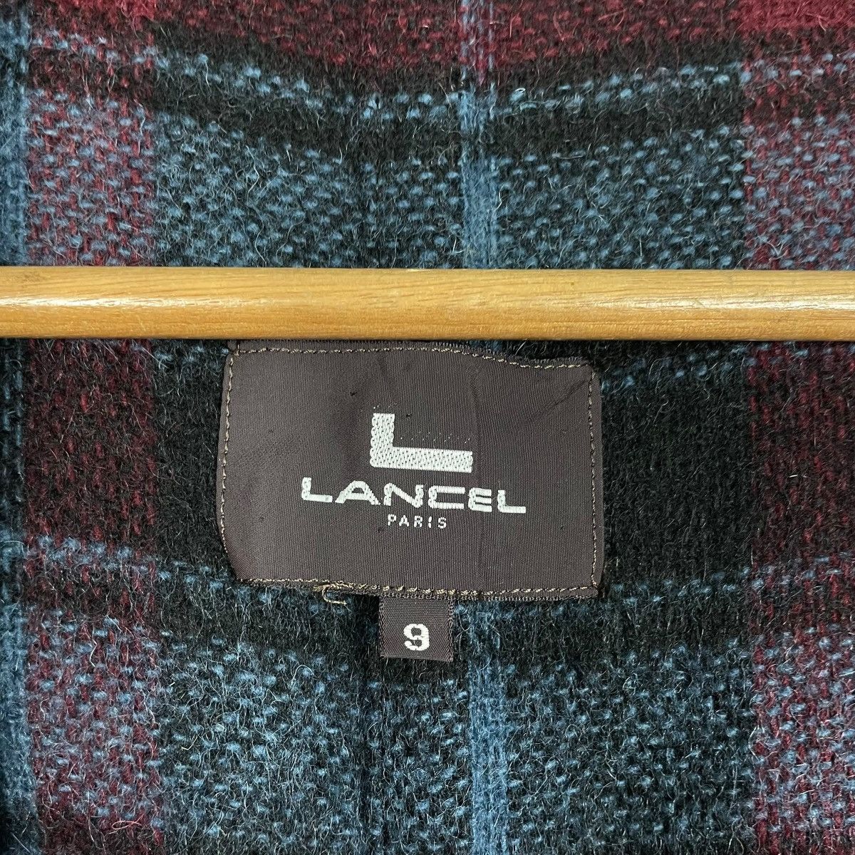 Lancel Lancel Paris Hooded Wool Coat Prominent Plaid Lining Size M / US 6-8 / IT 42-44 - 17 Thumbnail