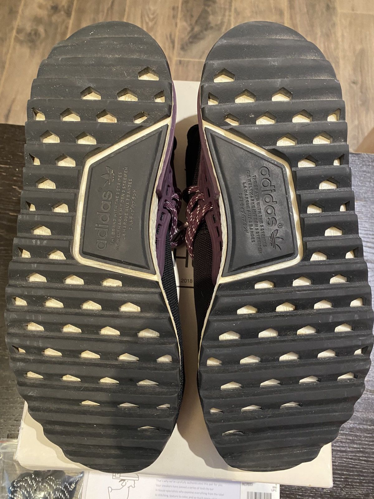 Adidas × Humanrace × Pharrell Human Race Pharrell Williams Adidas Holi NMD Core Black Size US 9.5 / EU 42-43 - 7 Thumbnail