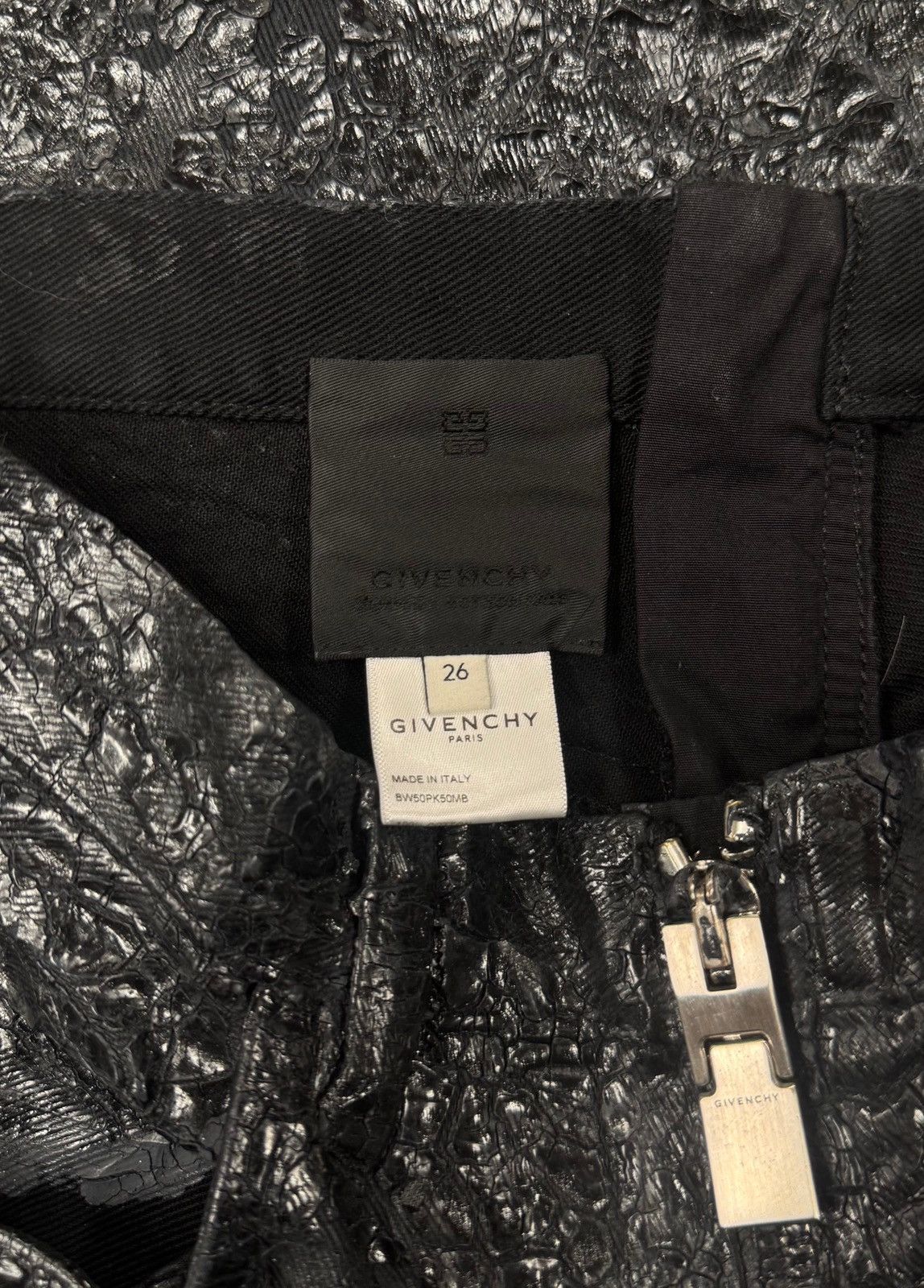 Givenchy Givenchy ‘Paint Crackled’ Integral Zip Denim Size US 28 / EU 44 - 3 Thumbnail