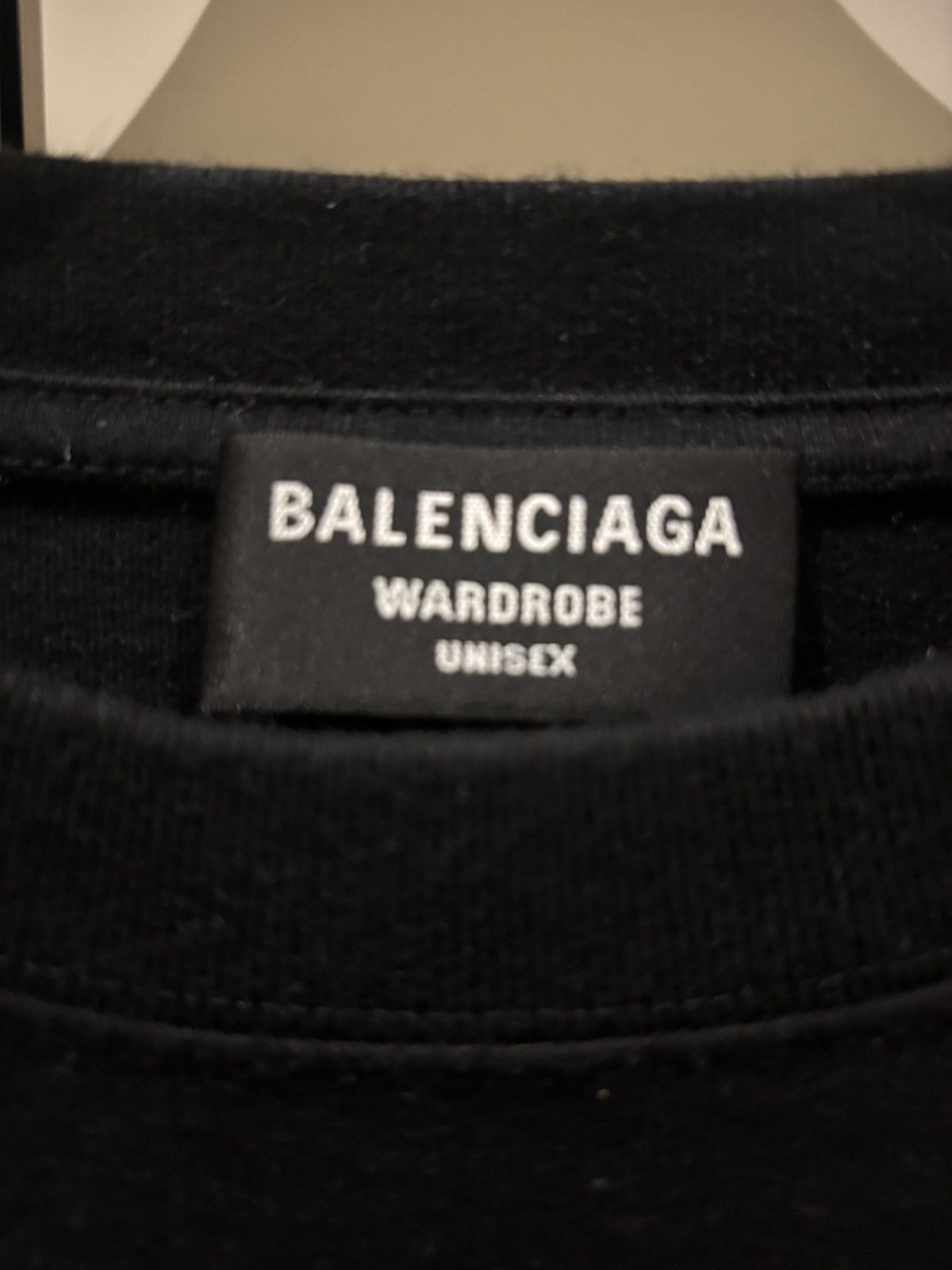 Balenciaga Balenciaga FW20 Classic Corporate Logo Tee Black Size US XL / EU 56 / 4 - 2 Thumbnail