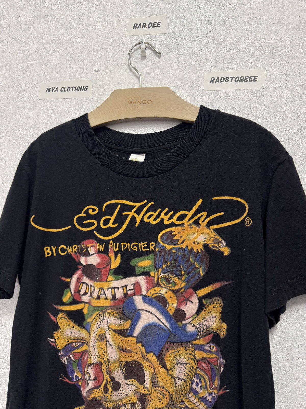 Ed Hardy Vintage Ed Hardy Death Glory Tee Size US M / EU 48-50 / 2 - 2 Thumbnail