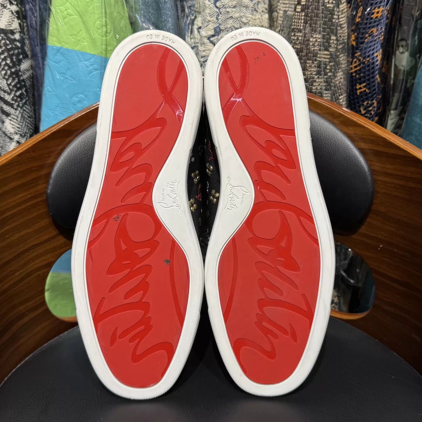 Christian Louboutin Christian Louboutin All Over Print Red Sole Slip On 44 Size US 11 / EU 44 - 9 Thumbnail