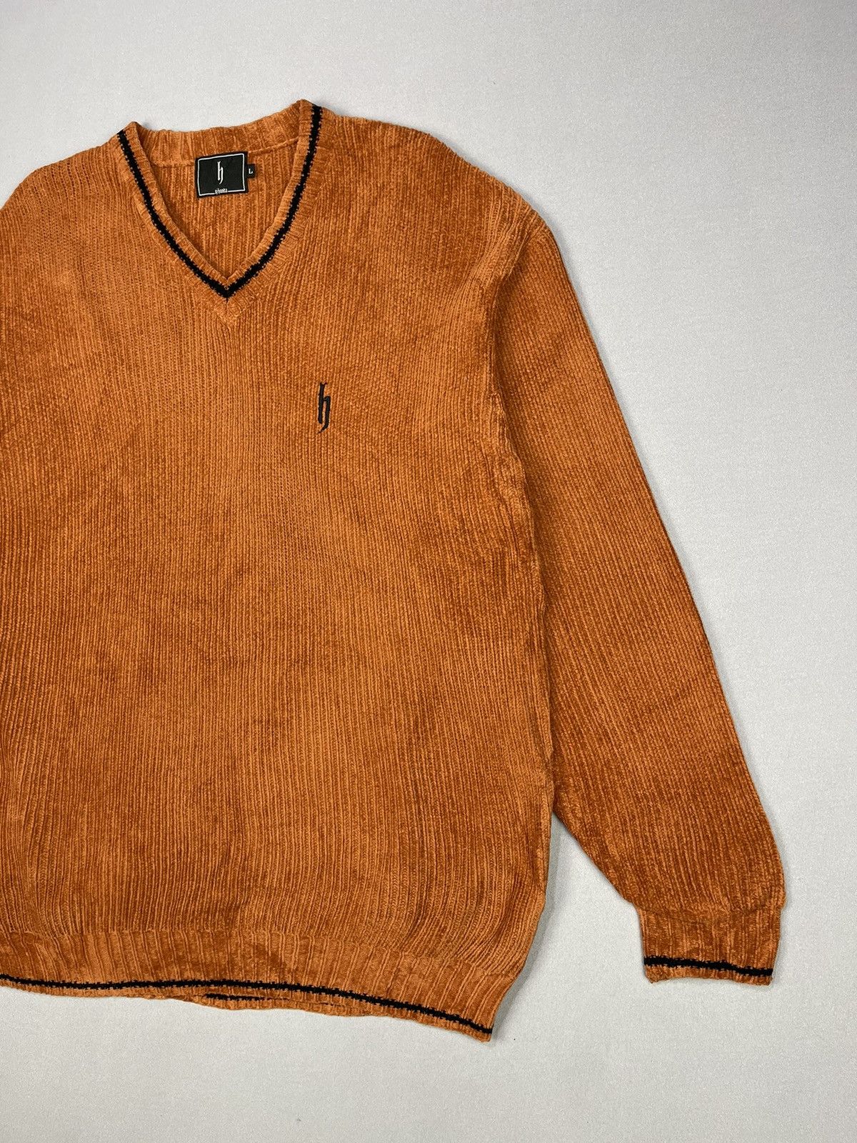 Honda Vintage DJ HONDA Knitwear Sweater Size US L / EU 52-54 / 3 - 2 Thumbnail