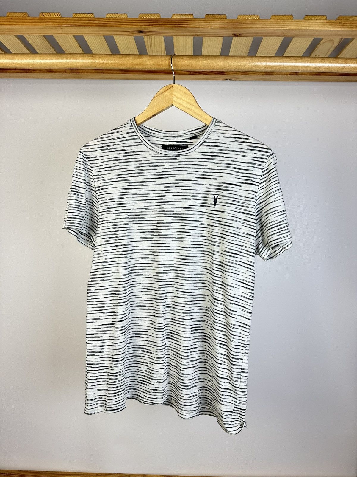 Allsaints Allsaints Tonic San Stripped Short Sleeve T-shirt Size US M / EU 48-50 / 2 - 1 Thumbnail