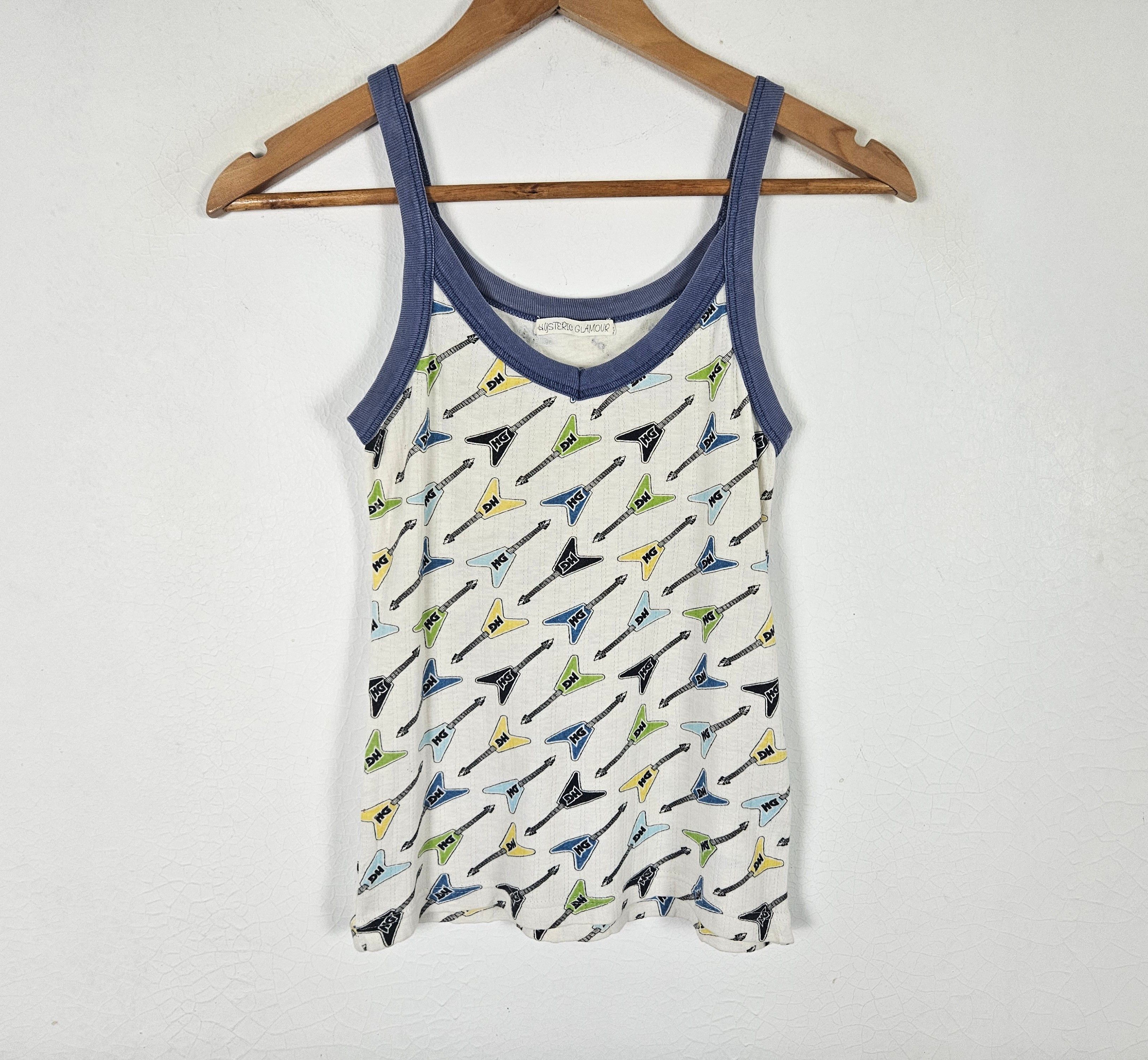 Hysteric Glamour Hysteric Glamour Guitar Girl Tank Sleeveless shirt Size XXS / US 00 / IT 34 - 2 Thumbnail