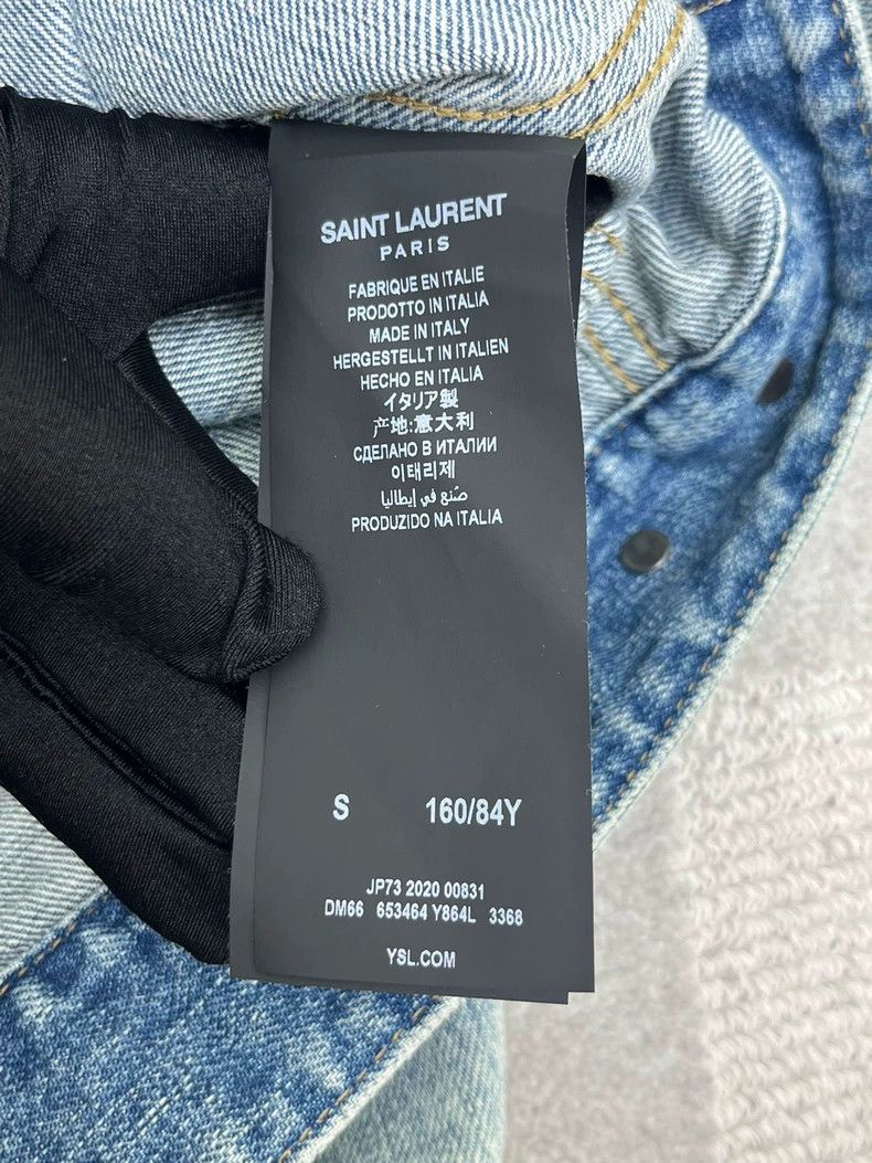 Yves Saint Laurent saint laurent Anchor Denim Jacket 2503-Nextarrow Size US S / EU 44-46 / 1 - 7 Thumbnail