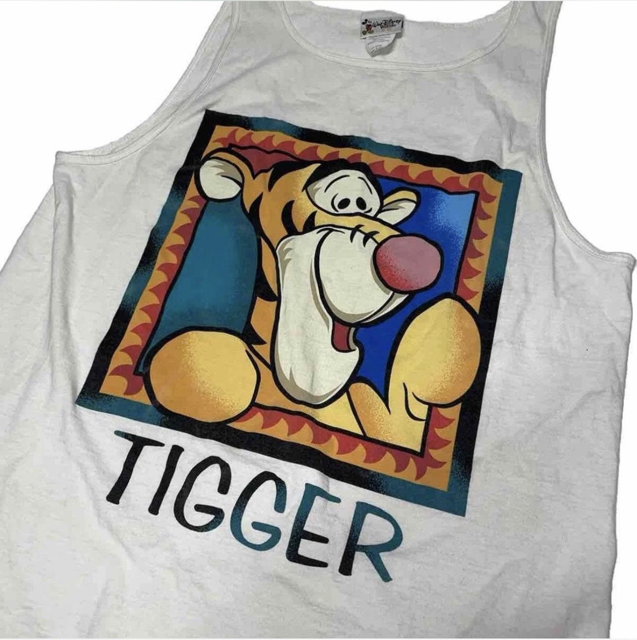 Disney Vintage Disney Tigger Tank Top Size US XL / EU 56 / 4 - 1 Thumbnail