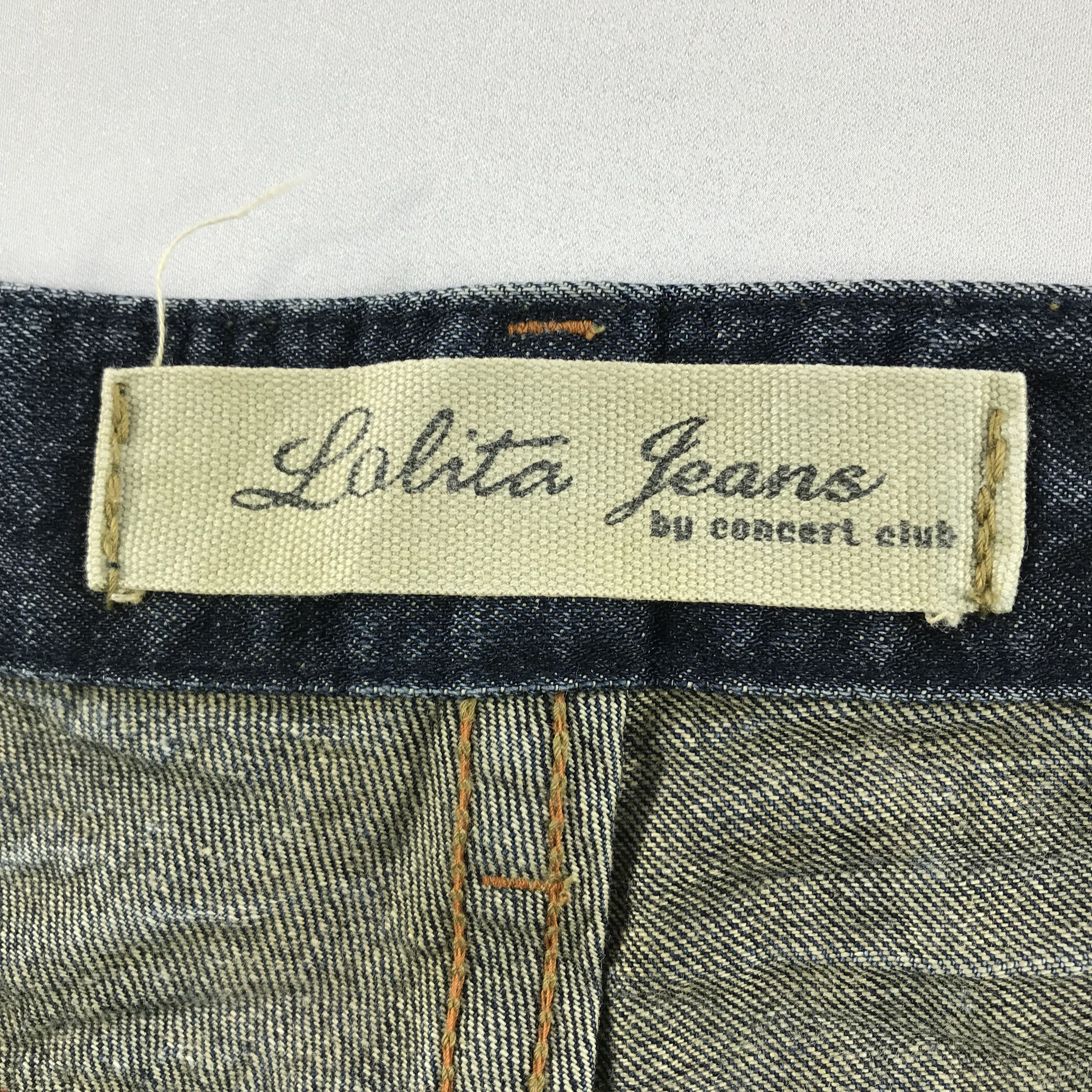 Japanese Brand Yoshitomo Nara Lolita Jeans Zipper Pocket Faded Blue Denim Size US 32 / EU 48 - 12 Thumbnail