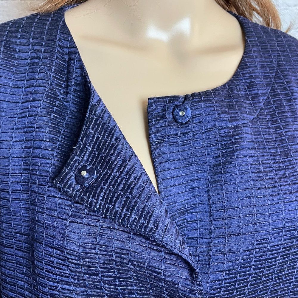 Chicos NWT New Chico's TRAVELERS COLLECTION Texture Button Mandy J Size L / US 10 / IT 46 - 9 Thumbnail