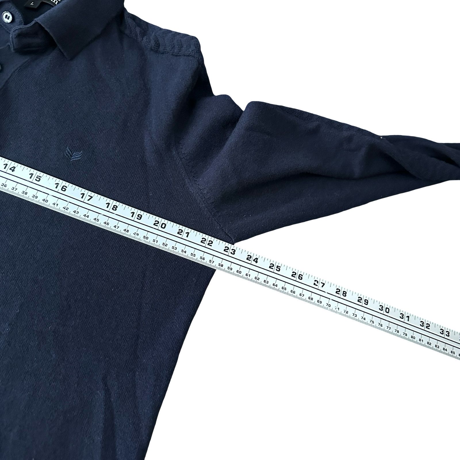 Other Buttercloth Sweater Polo Shirt Mens L Blue Cotton Pullover Size US L / EU 52-54 / 3 - 9 Thumbnail