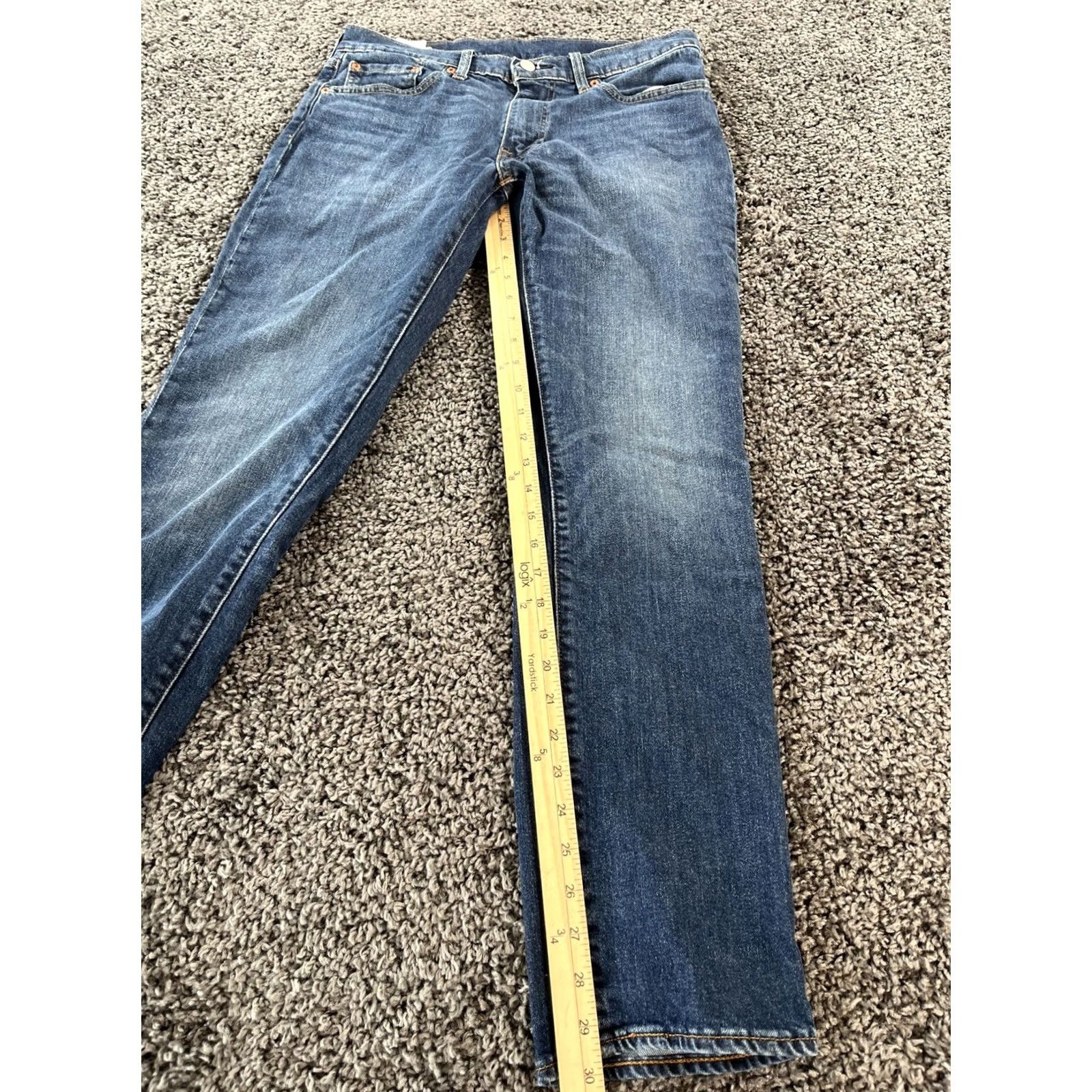 Levi's Levi's 511 Jeans Mens Size 32x30 Premium Med Wash Denim Slim Fit Pants Size US 32 / EU 48 - 2 Thumbnail