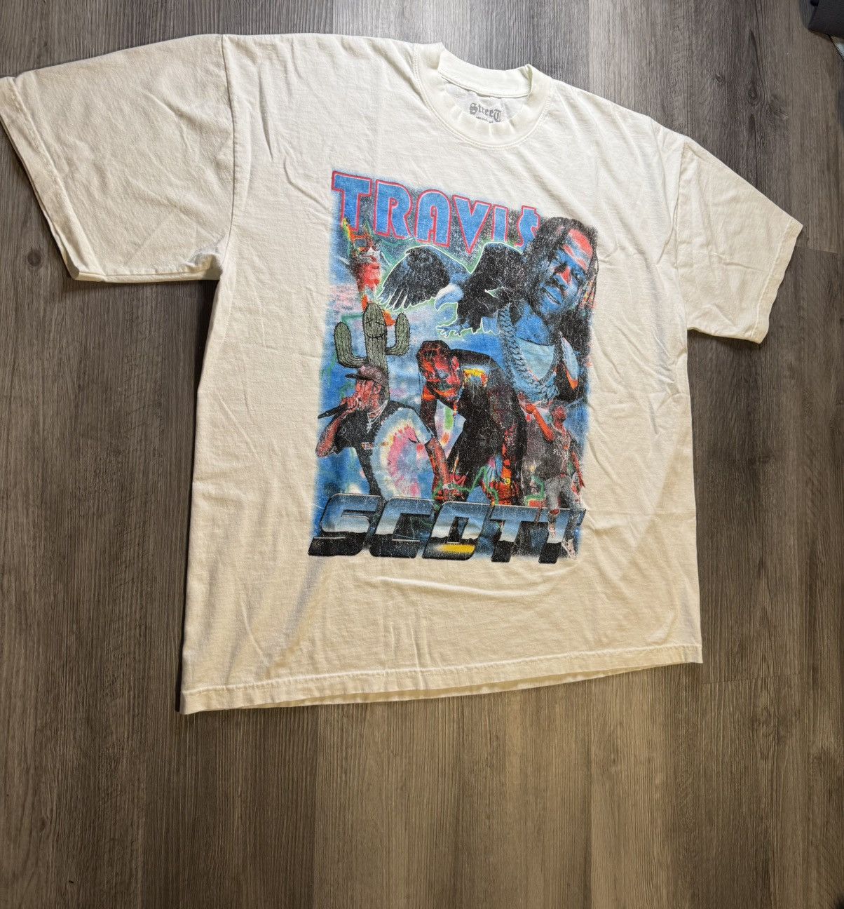 Market SMS Travis Scott Bootleg Tee Size US XL / EU 56 / 4 - 2 Thumbnail