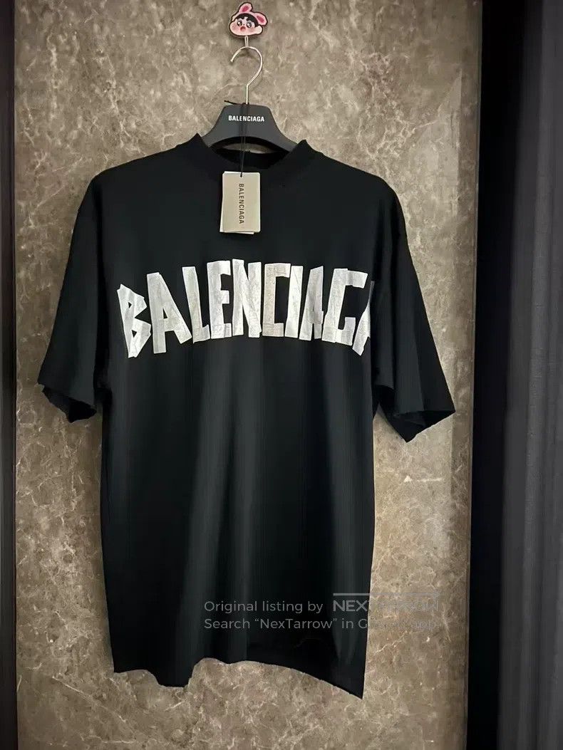 Balenciaga Balenciaga Silver tape short-sleeve XS Size US XS / EU 42 / 0 - 1 Thumbnail