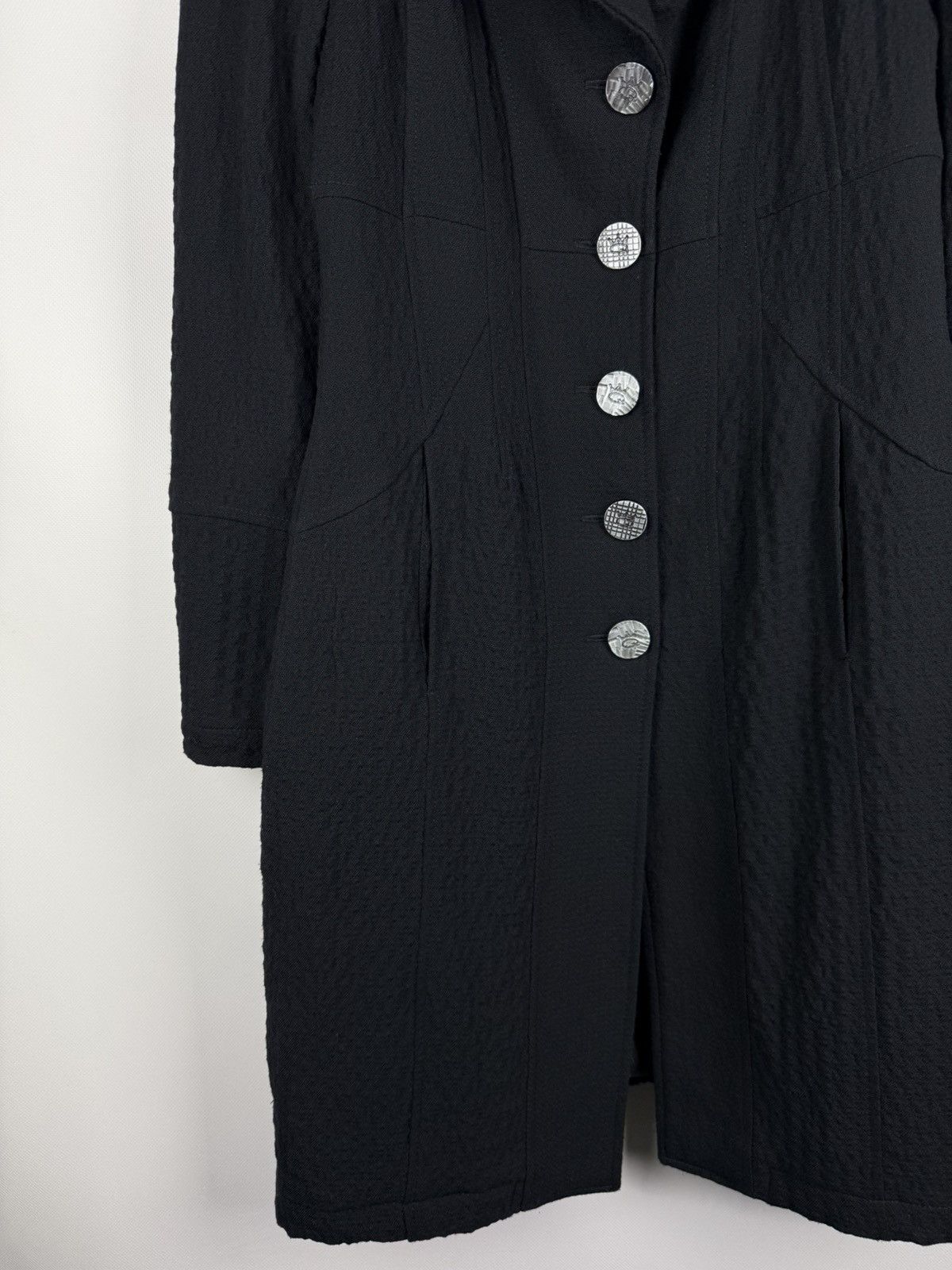 Designer Save The Queen Ladies Wool Blend Long Coat Jacket Size S Size S / US 4 / IT 40 - 7 Thumbnail