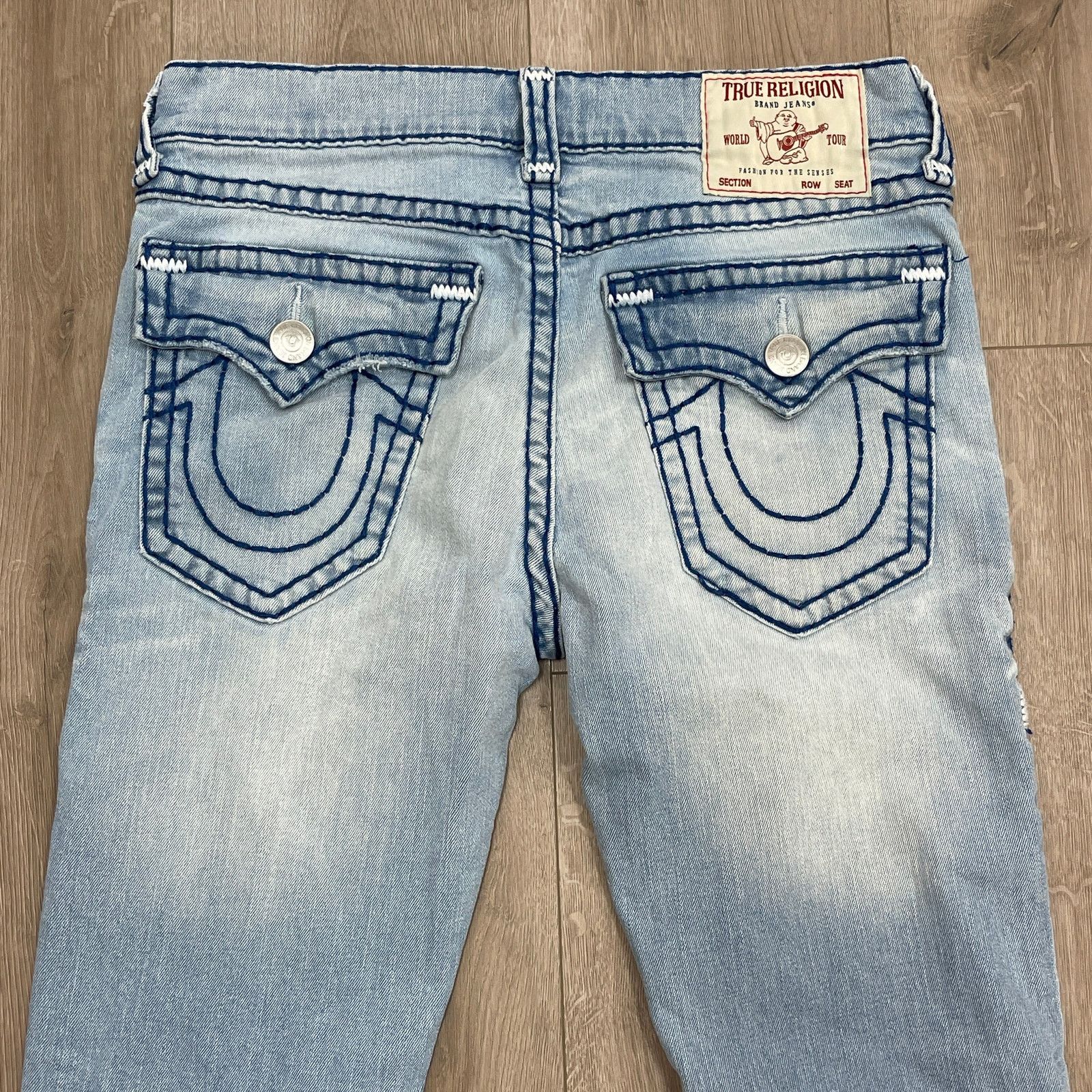 True Religion True Religion Rocco Relaxed Skinny Jeans Pants Size 33 B6 Size US 33 - 2 Thumbnail