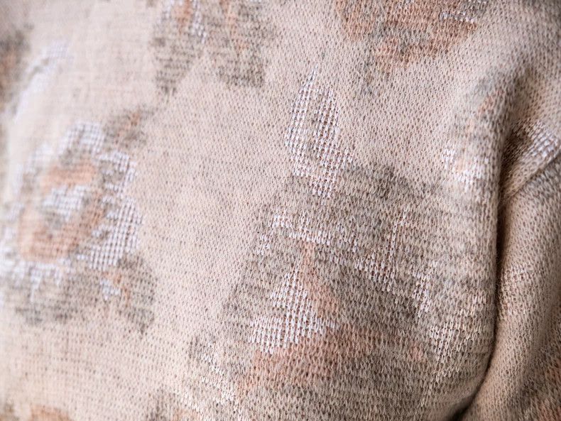 Kenzo KENZO A delicate pink and beige knit sweater Size M / US 6-8 / IT 42-44 - 7 Thumbnail
