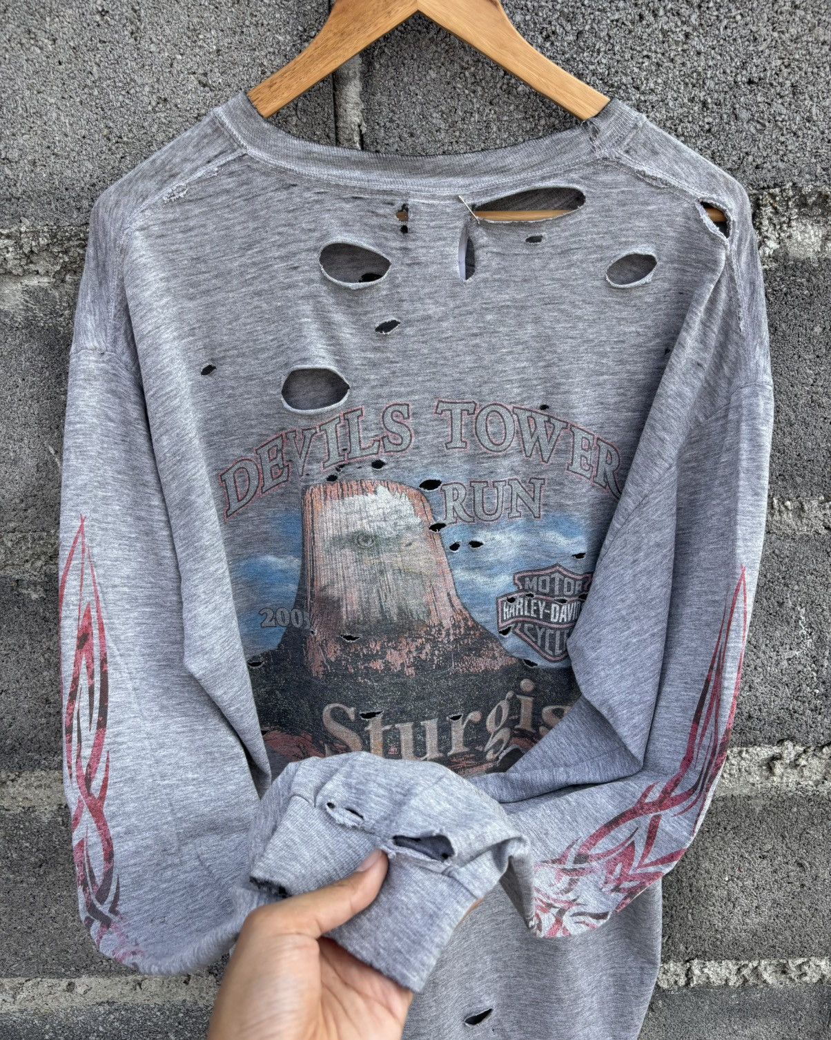 Harley Davidson Thrashed Sturgis Harley Davidson Sweatshirt Size US L / EU 52-54 / 3 - 1 Thumbnail