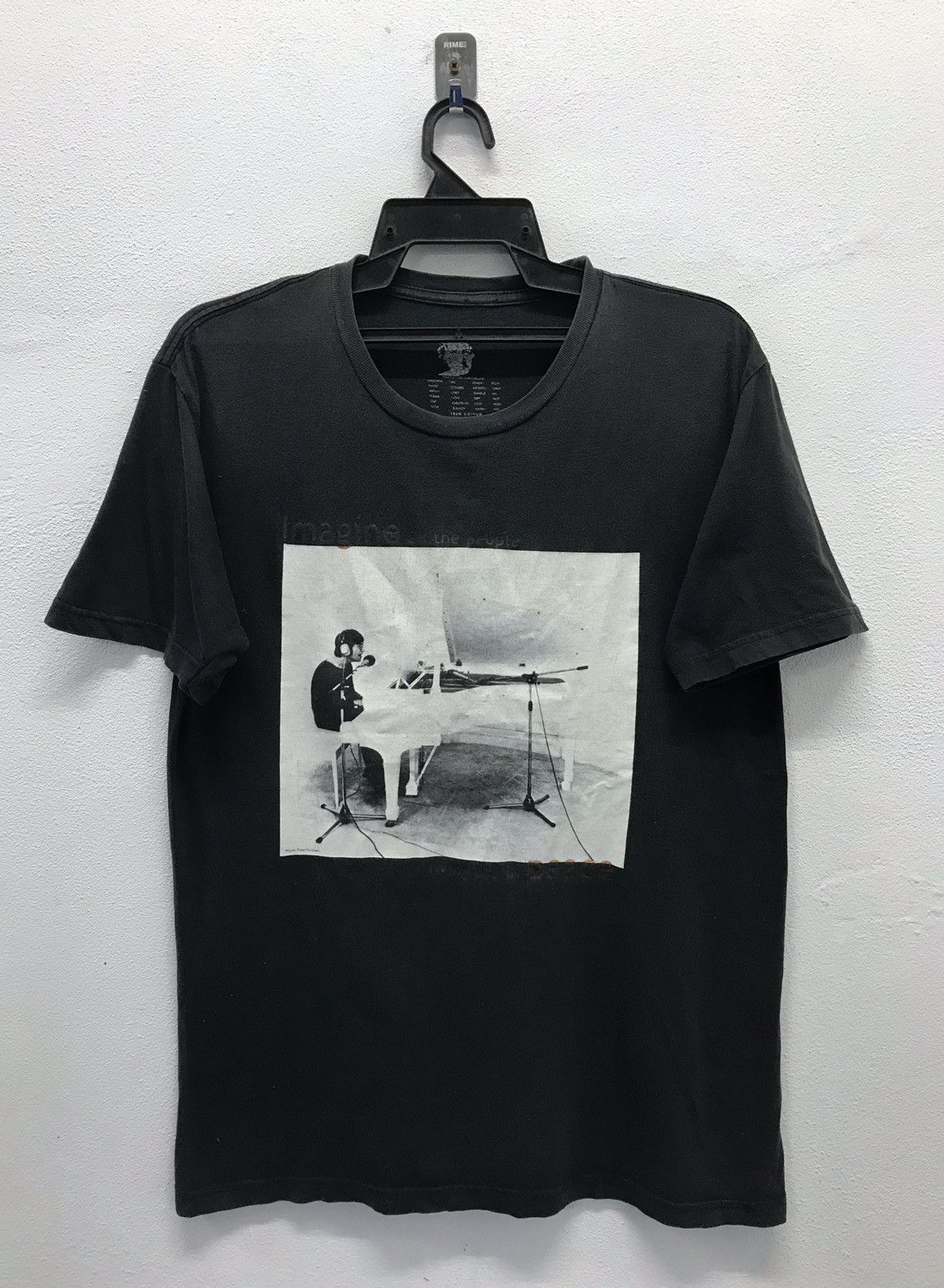 Vintage John Lennon Imagine all the people living life in peace Shir Size US M / EU 48-50 / 2 - 1 Thumbnail