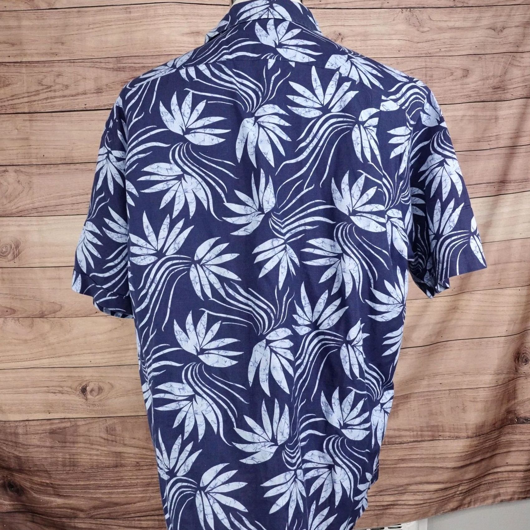 Cremieux Daniel Cremieux Collection Shirt Mens L Blue Floral Short Sleeve Button-Up Hawaiian Casual Size US L / EU 52-54 / 3 - 4 Thumbnail