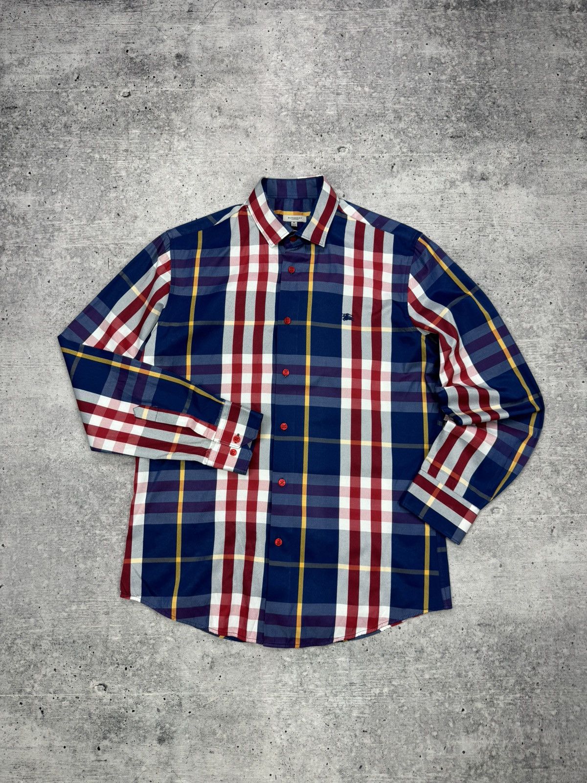 Burberry Vintage Burberry 90’s Y2K Style Nova Check Checkered Shirt Size US M / EU 48-50 / 2 - 1 Thumbnail