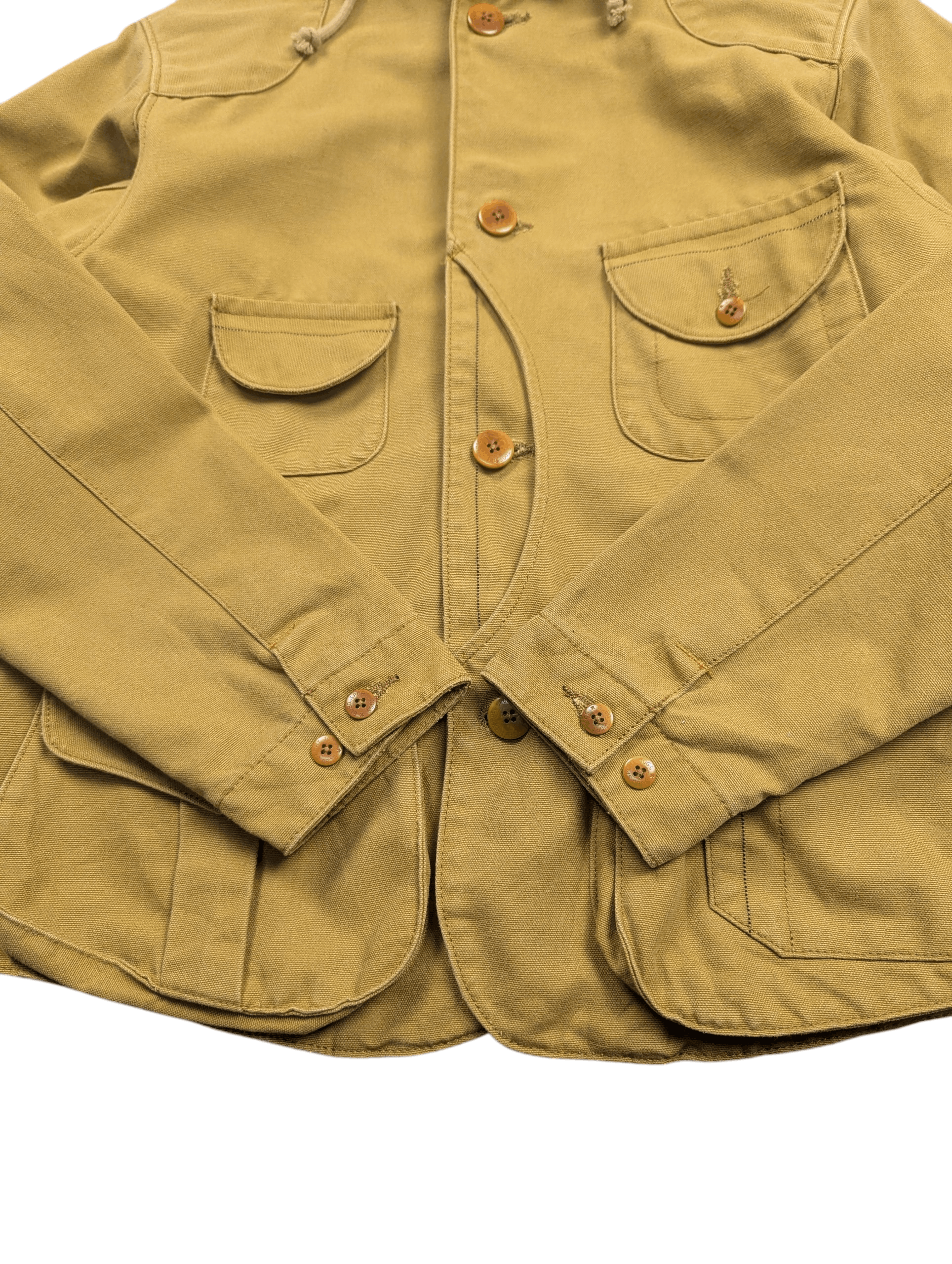 Freewheelers FREEWHEELERS & CO. "Timber Beast"Coat Yarn-Dyed Yellow Brown Size US M / EU 48-50 / 2 - 6 Thumbnail