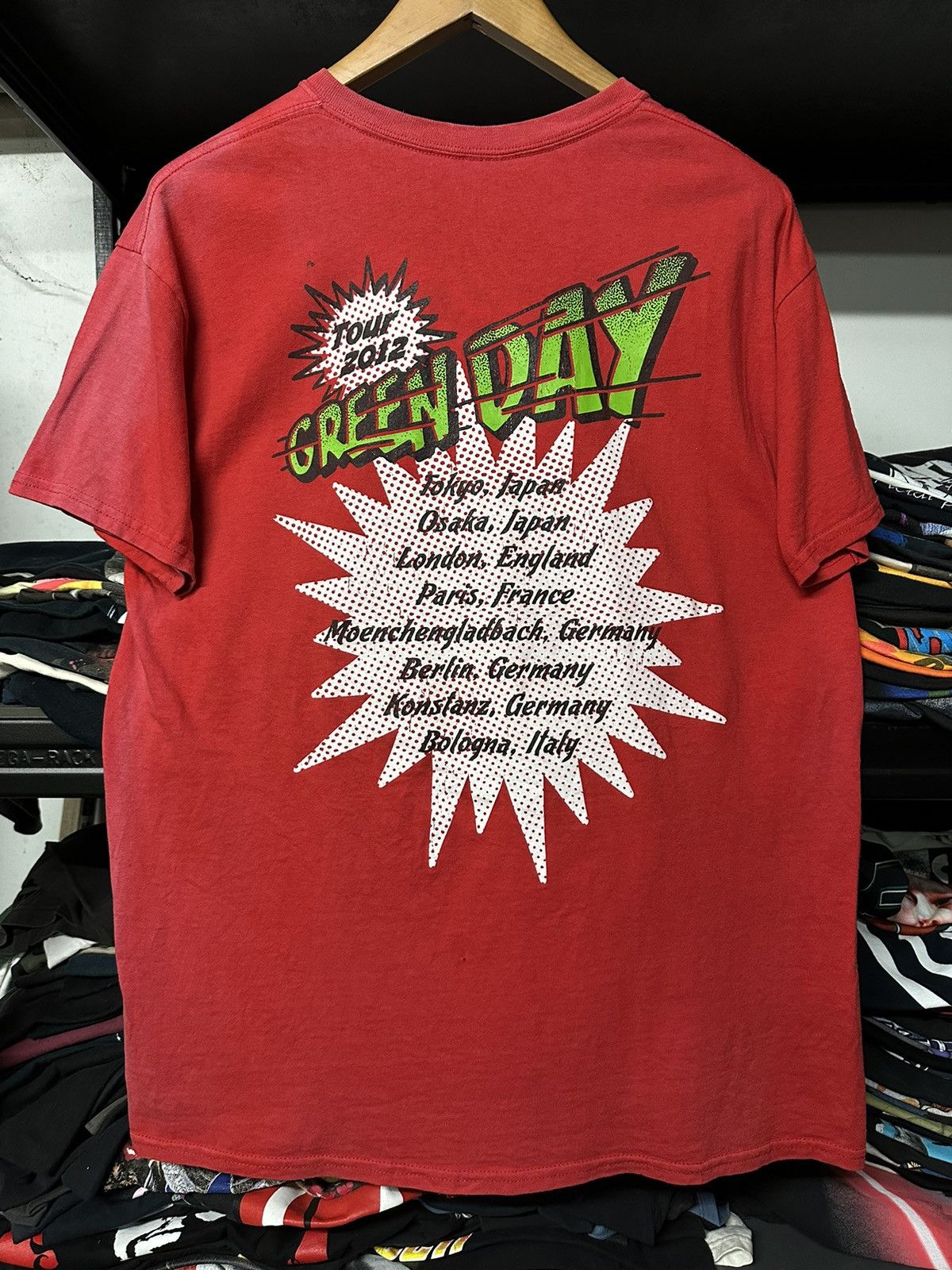 Band Tees Vintage Green Day Tour Sun Faded Tee Size US L / EU 52-54 / 3 - 2 Thumbnail