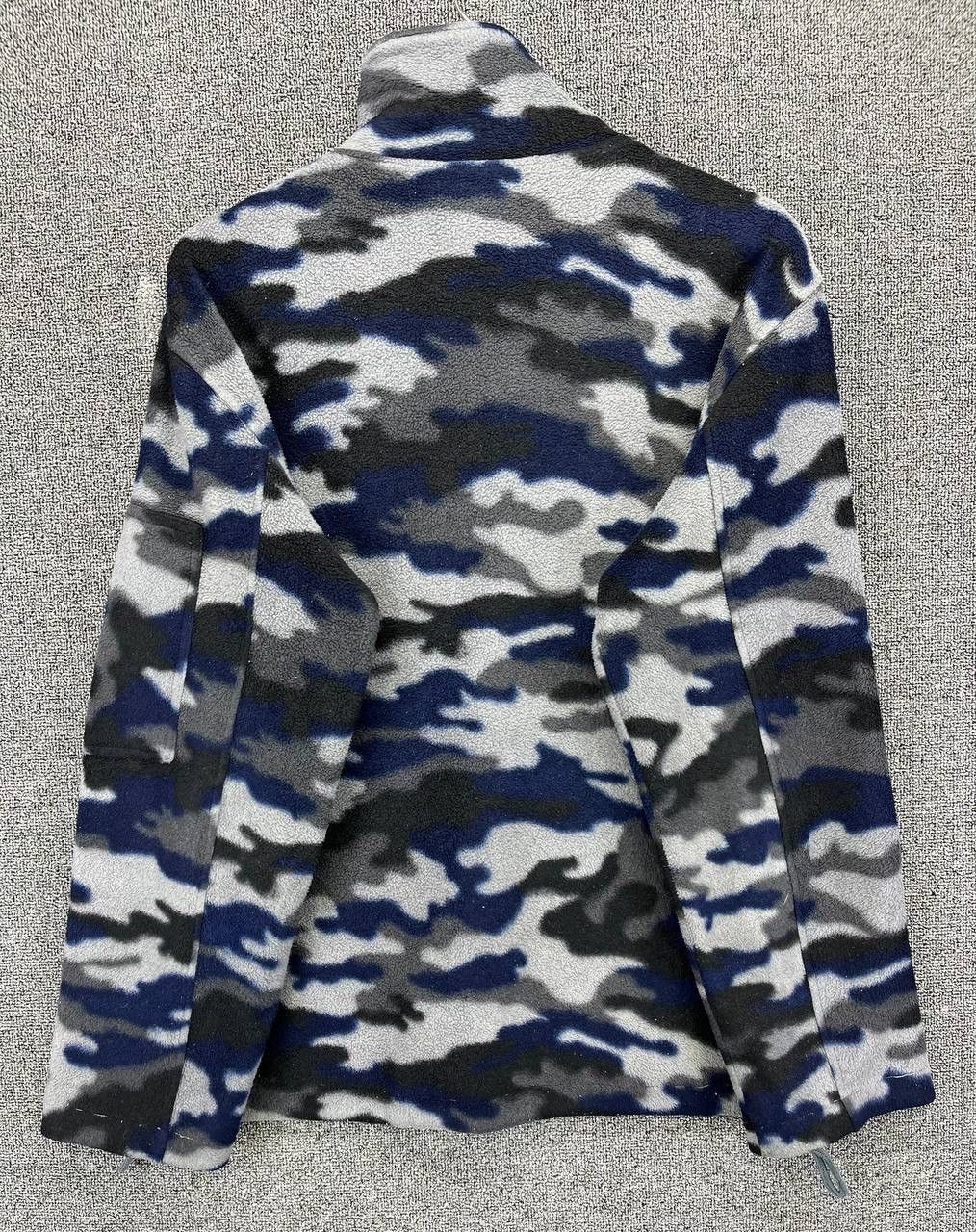 PPFM Vintage PPFM Military Camo Fleece Zip Up Punk Jacket Size US L / EU 52-54 / 3 - 10 Thumbnail