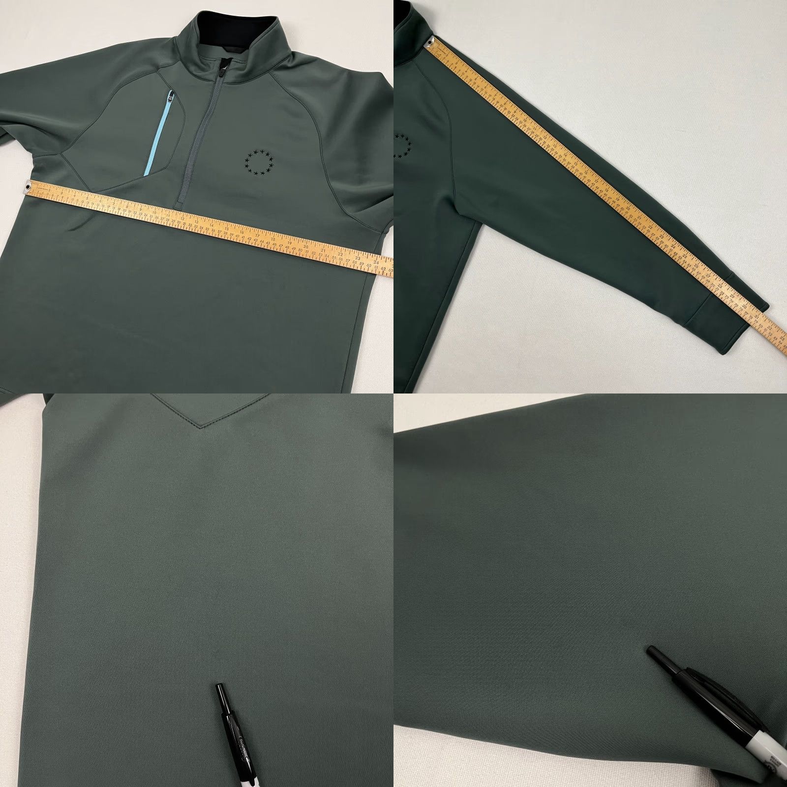 Vintage VINTAGE? No. Zero Restriction Tour Series Pullover Mens L Gray 1/2 Zip Performance Prep Jacket Size US L / EU 52-54 / 3 - 8 Thumbnail