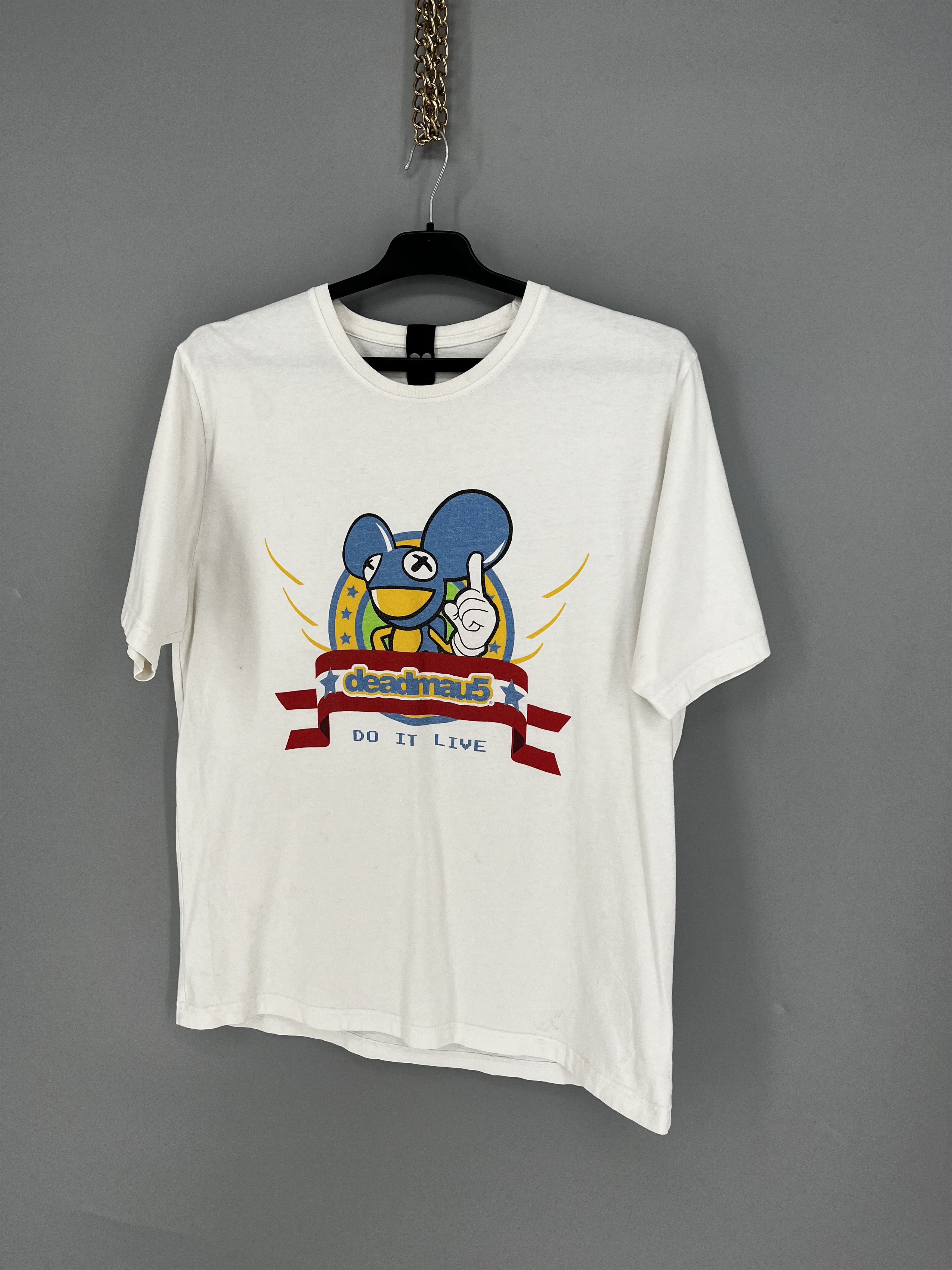 Band Tees Vintage Y2K Deadmau5 AOP Rare Band Music DJ Promo Art Size US L / EU 52-54 / 3 - 3 Thumbnail